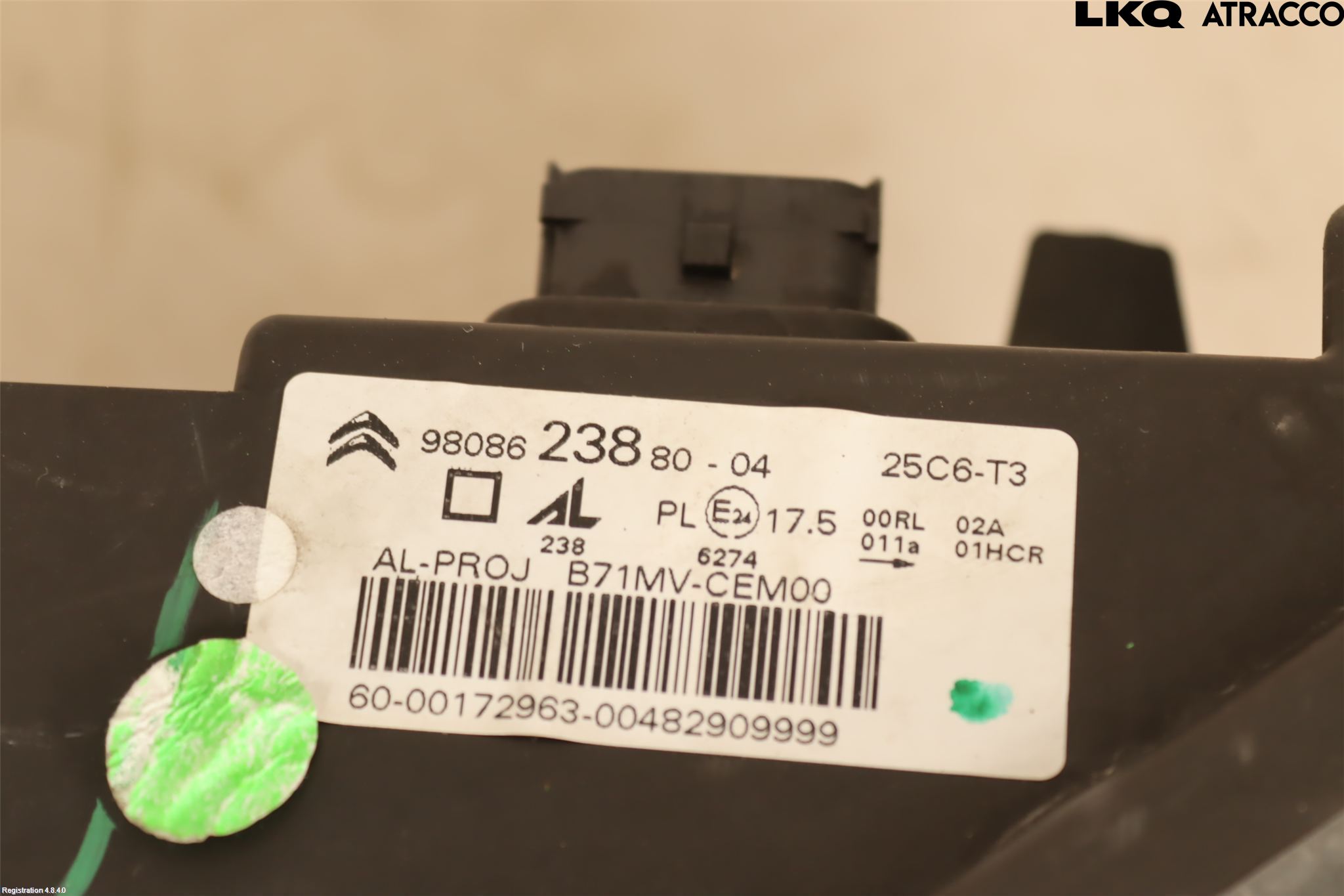 Citroen C4 II 11-18 Frontlykt Venstre