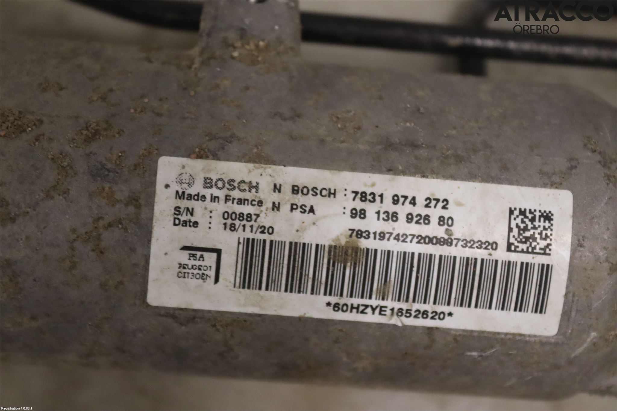 Peugeot EXPERT/E-EXPERT 17- Servo Snekke - Tannstang