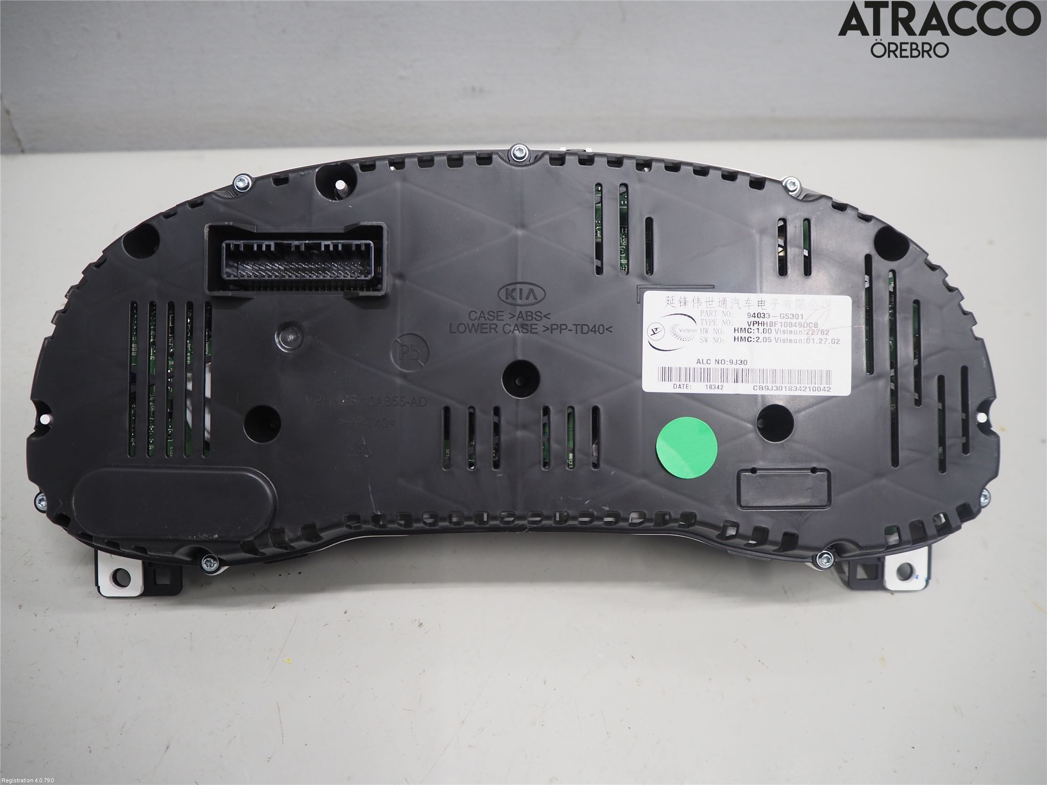 Kia NIRO (DE) 17-22 Instr Kombinert