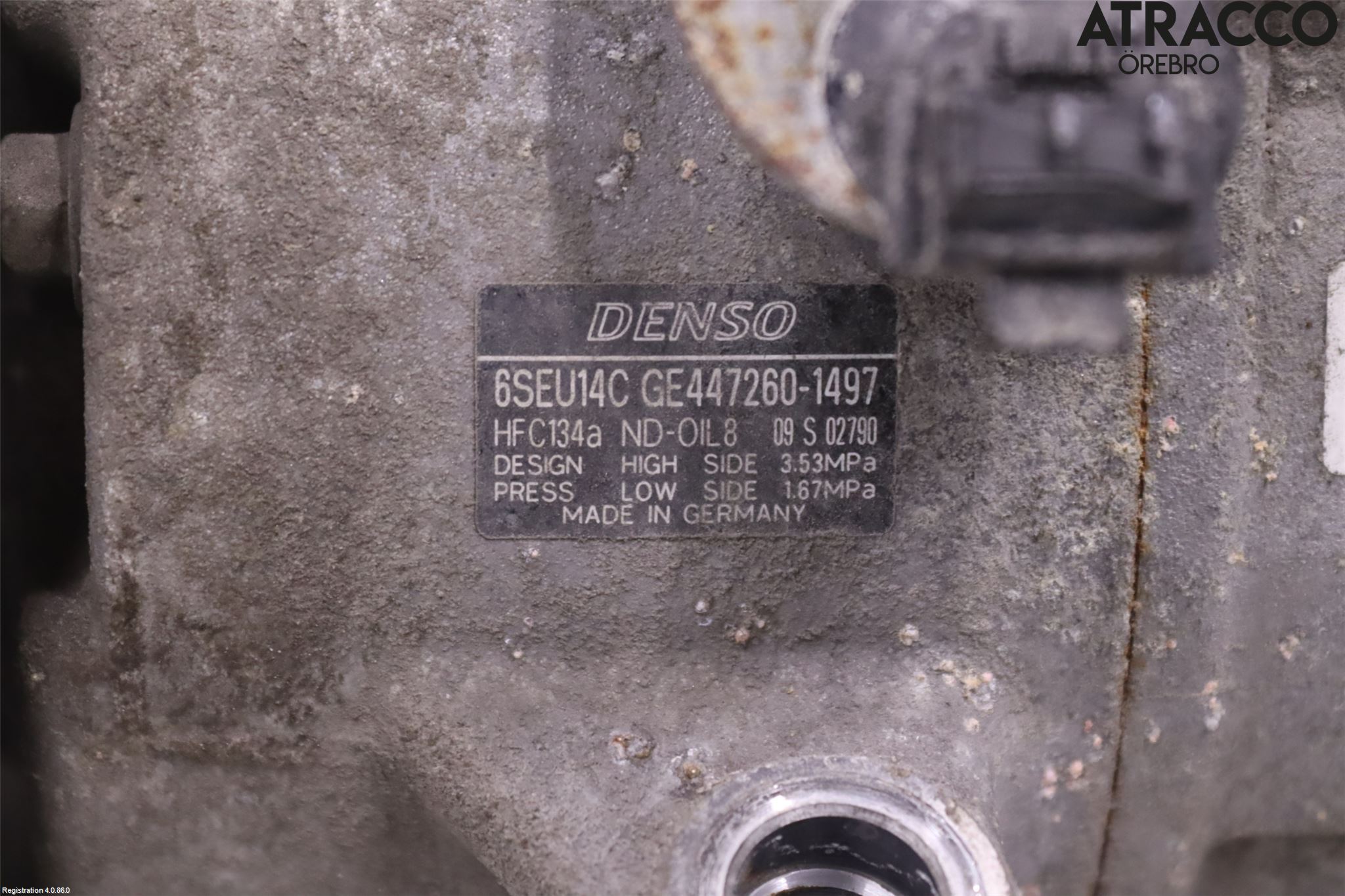 Toyota VERSO 09-18 Varme Ac Kompressor