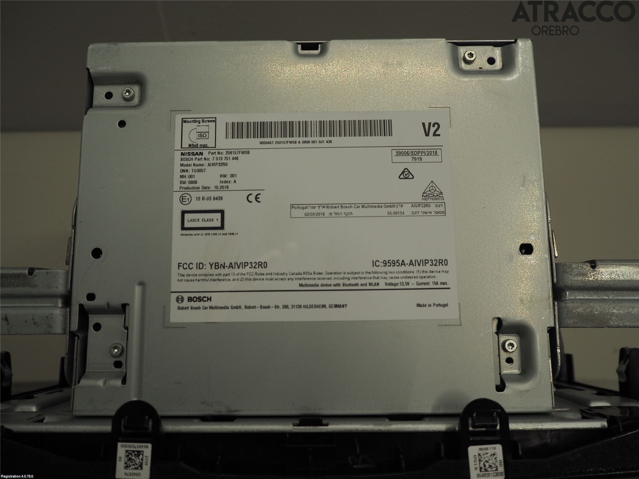 Nissan QASHQAI 17-21 Stereo Radio Med Cd