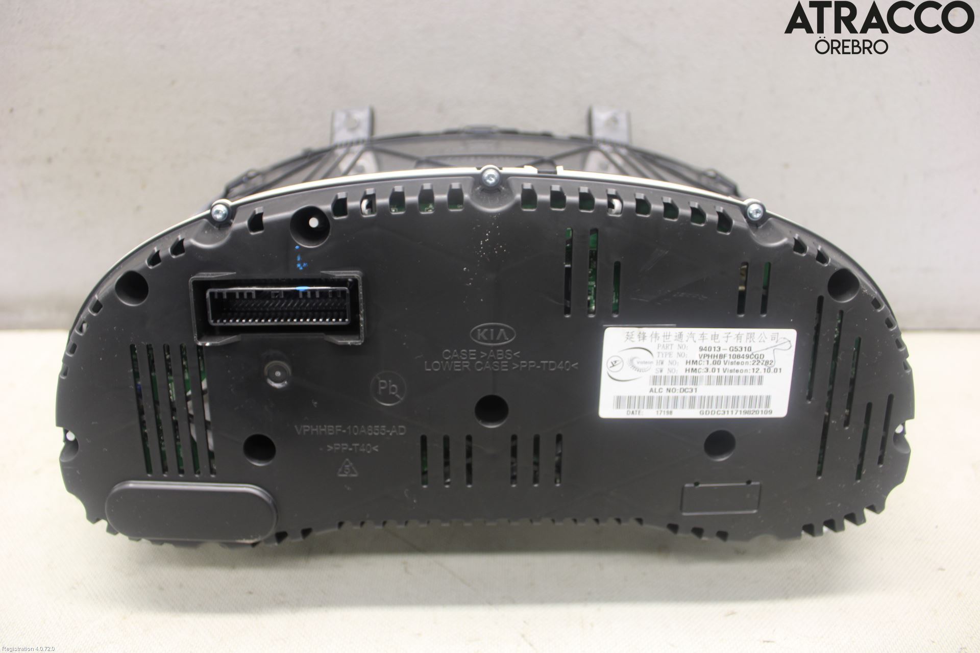 Kia NIRO (DE) 17-22 Instr Kombinert