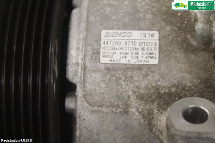 Subaru OUTBACK 15-20 Varme Ac Kompressor
