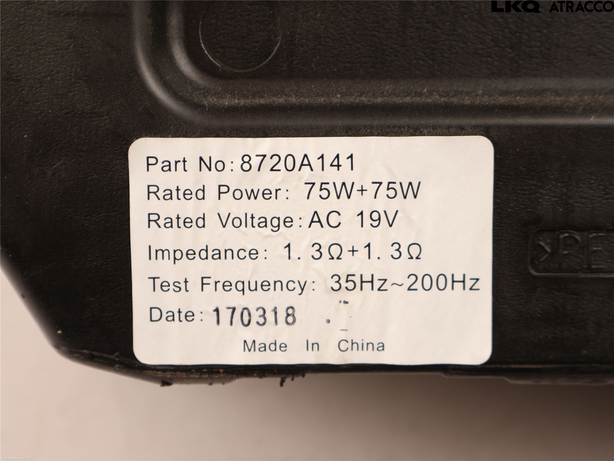 Mitsubishi OUTLANDER 13-21 Innr Høyttaler
