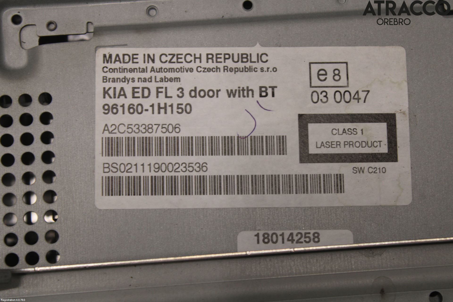 Kia CEED 06-12 Stereo Radio Med Cd