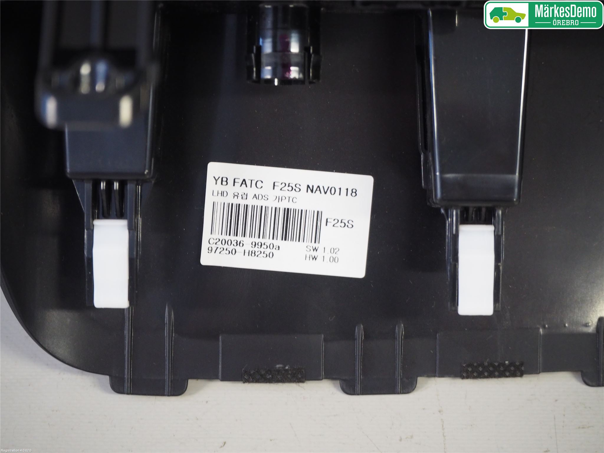 Kia RIO 17- Varme Ac Betjening-Display