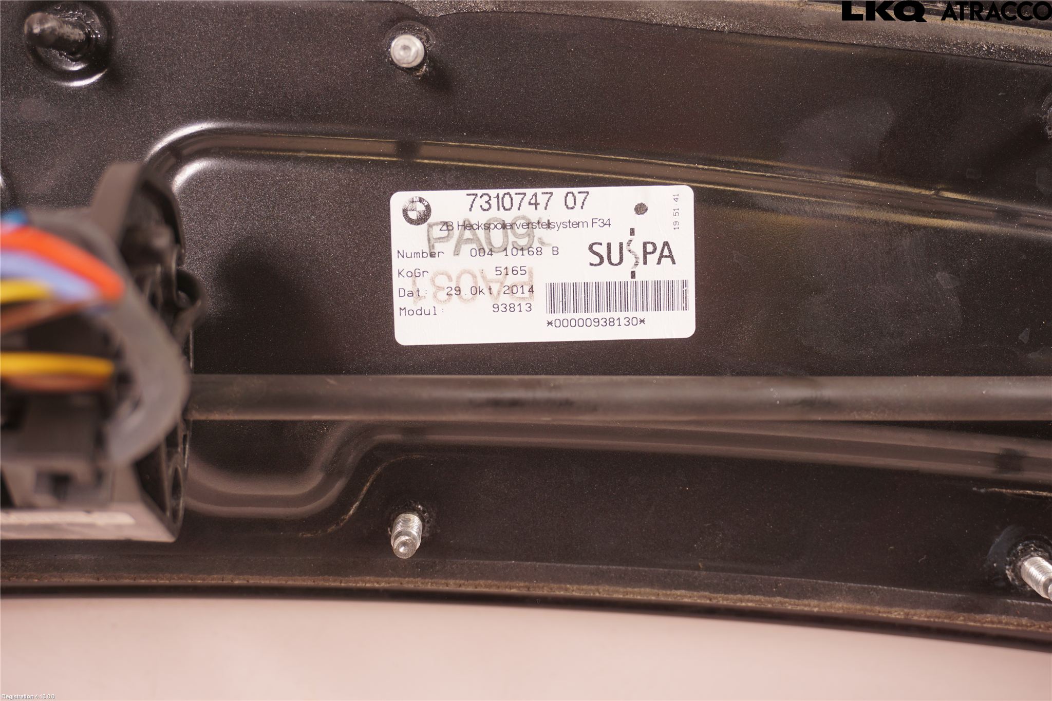 BMW 3 GT F34 13-19 Spoiler Bakluke