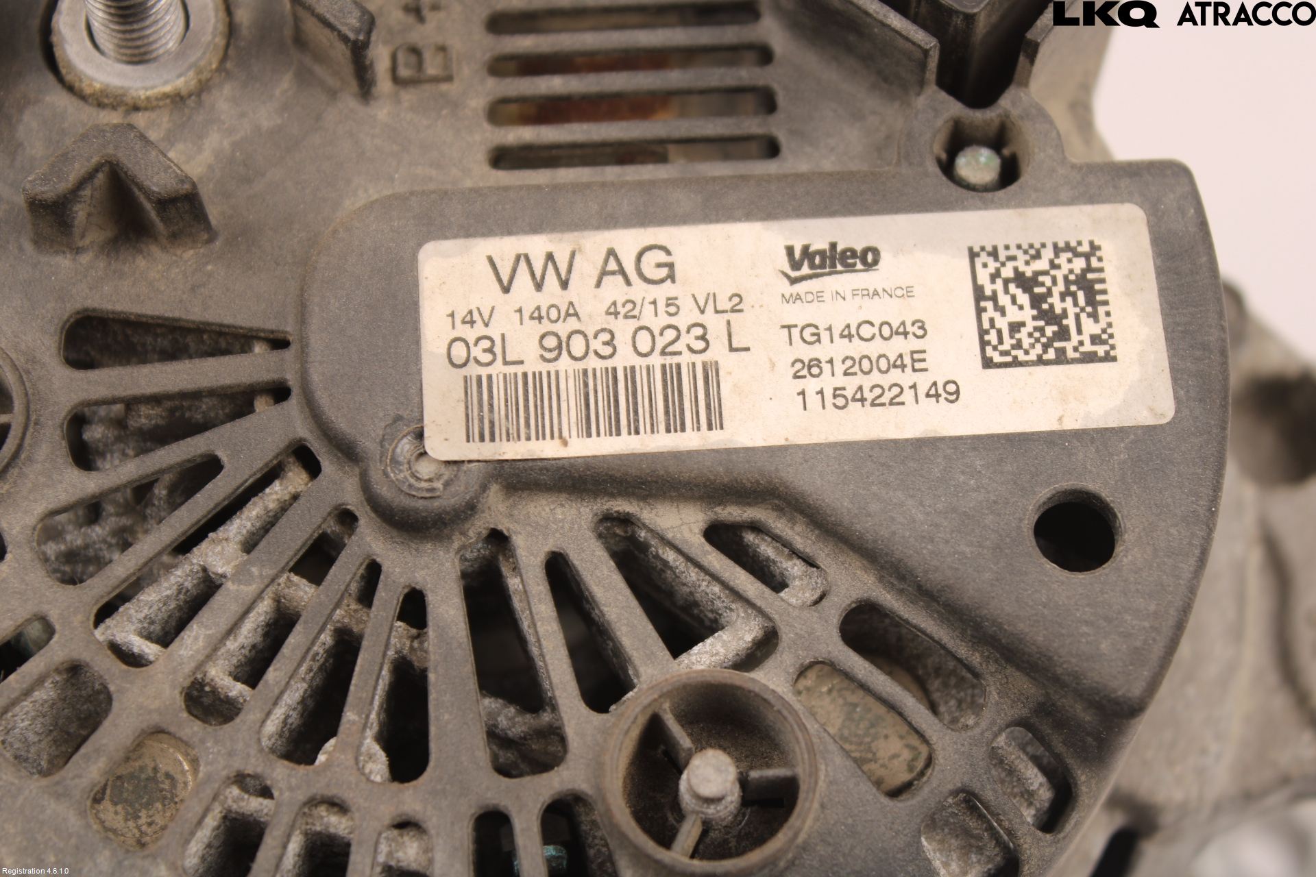 Volkswagen VW PASSAT 15-19 Dynamo
