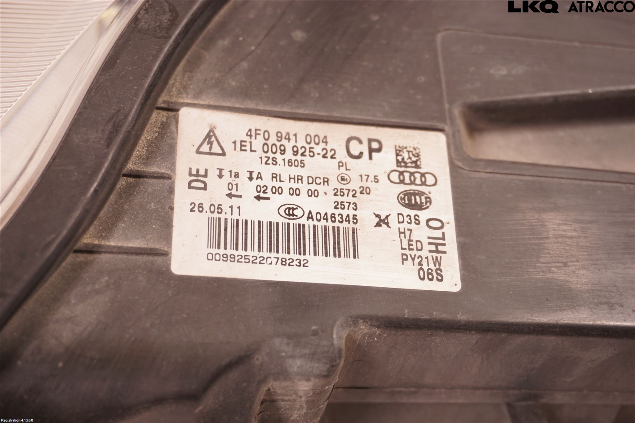 Audi ALLROAD 06-11 Frontlykt Høyre