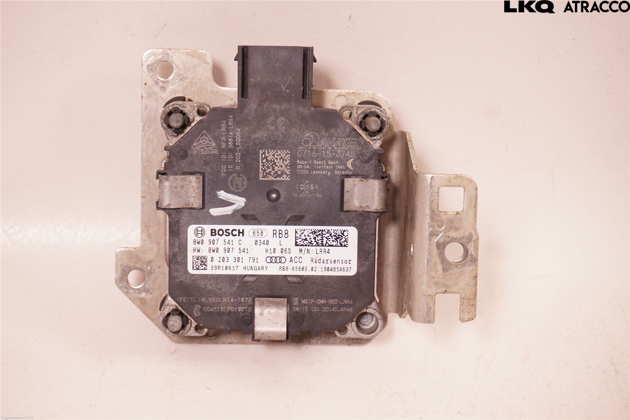 Audi A4/S4 B9 16-19 Sensor Kollisjonsbeskyttelse