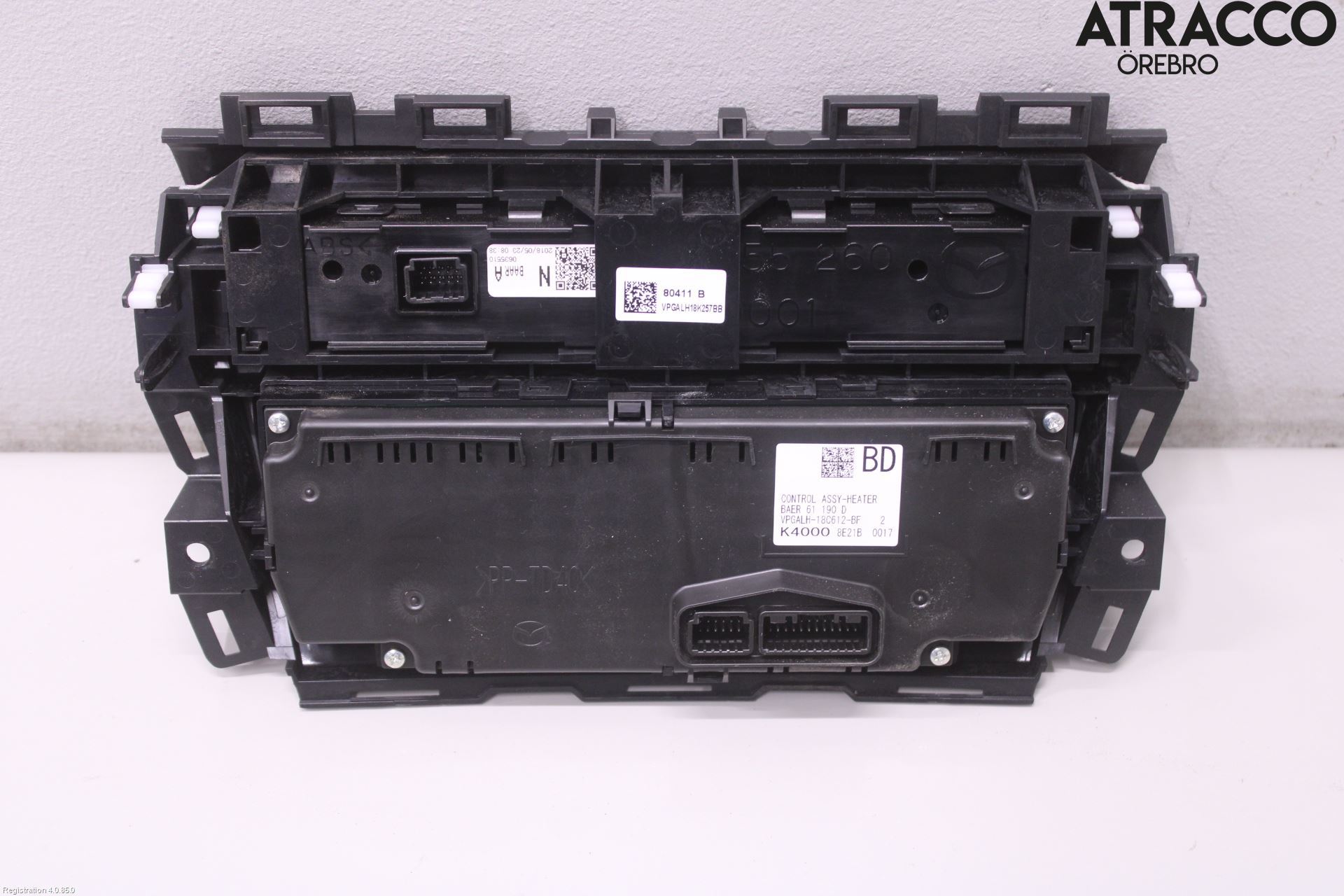 Mazda 3 III 14-19 Varme Ac Betjening-Display