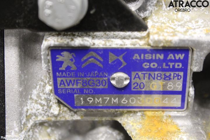 Peugeot 308 14-21 Gearkasse Automat