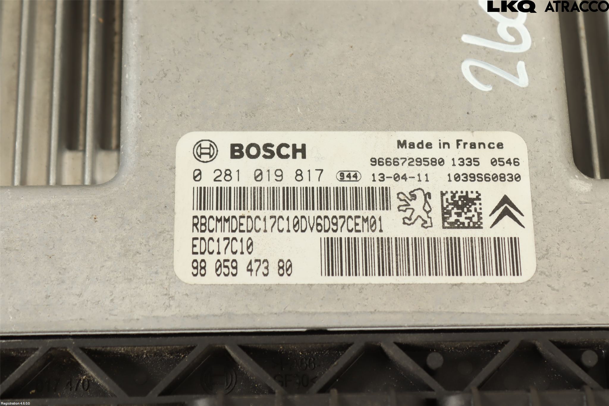 Citroen BERLINGO 08-18 Styreenhet Dieselpumpe