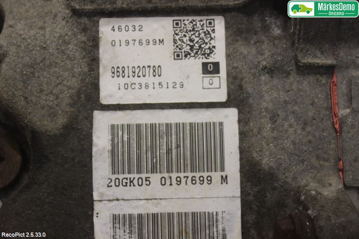 Citroen C5 08-17 Gearkasse Automat