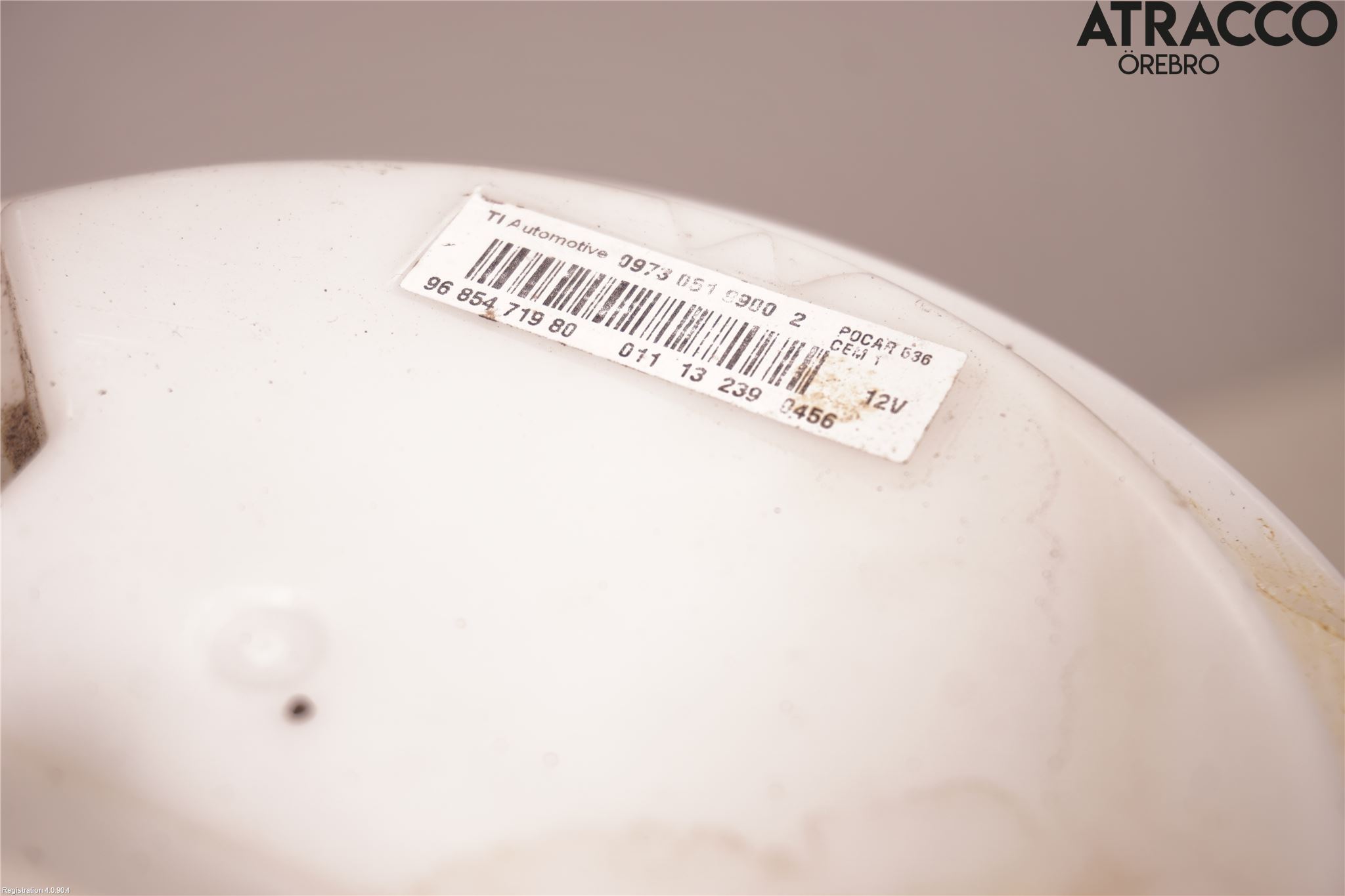 Citroen DS3 Drivstoffpumpe Fødepumpe El