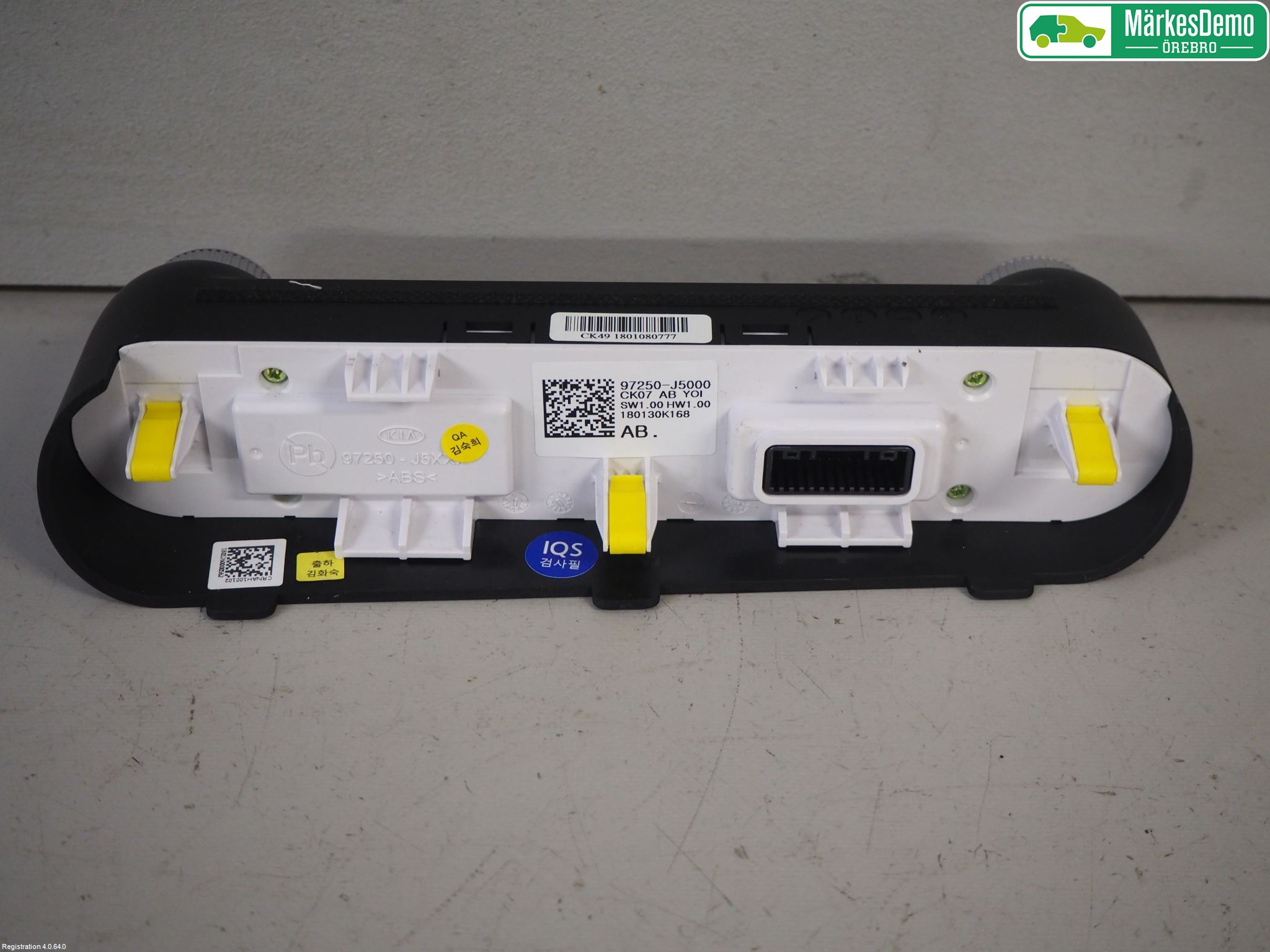 Kia STINGER 18- Varme Ac Betjening-Display