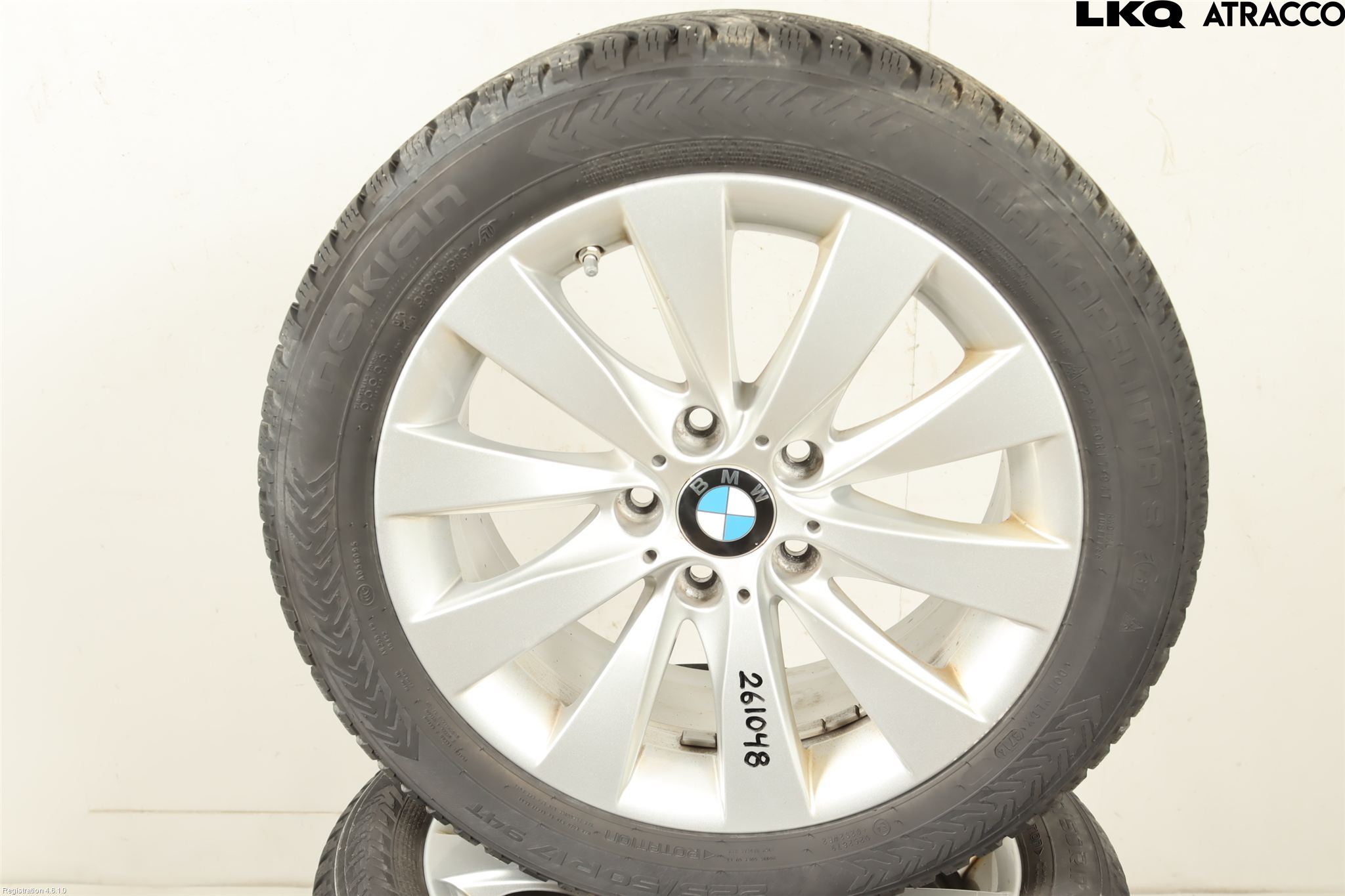 BMW 3 F30/F31/F80 12-19 Dekk Vinter På Alu Felg 4Stk