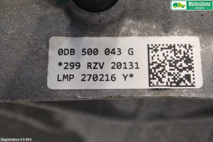 Audi A4/S4 B9 16-19 Bakaksel Kardang Bak -Diff