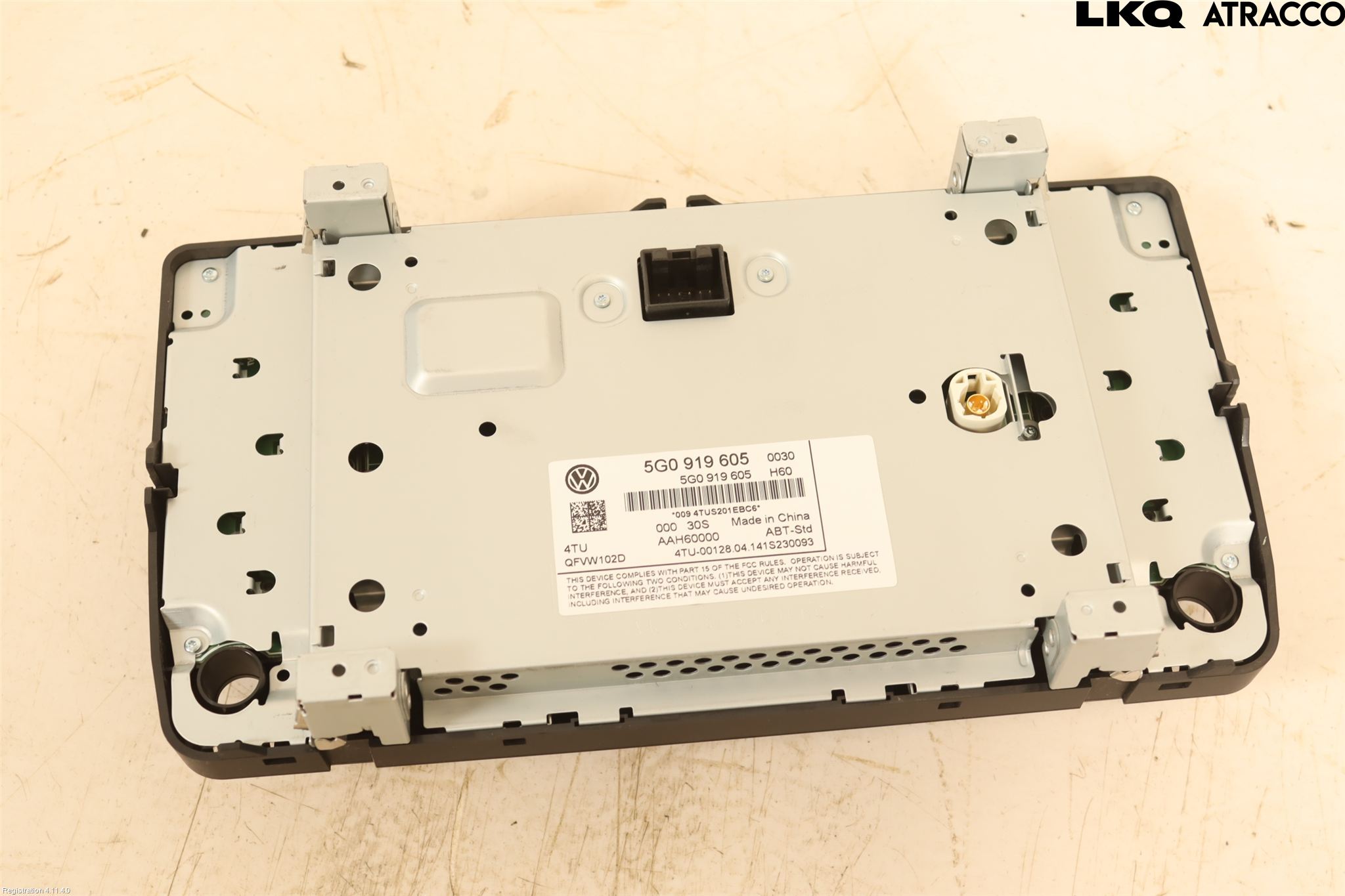 Volkswagen VW GOLF / E-GOLF VII 13-20 Multifunktionsdisplay