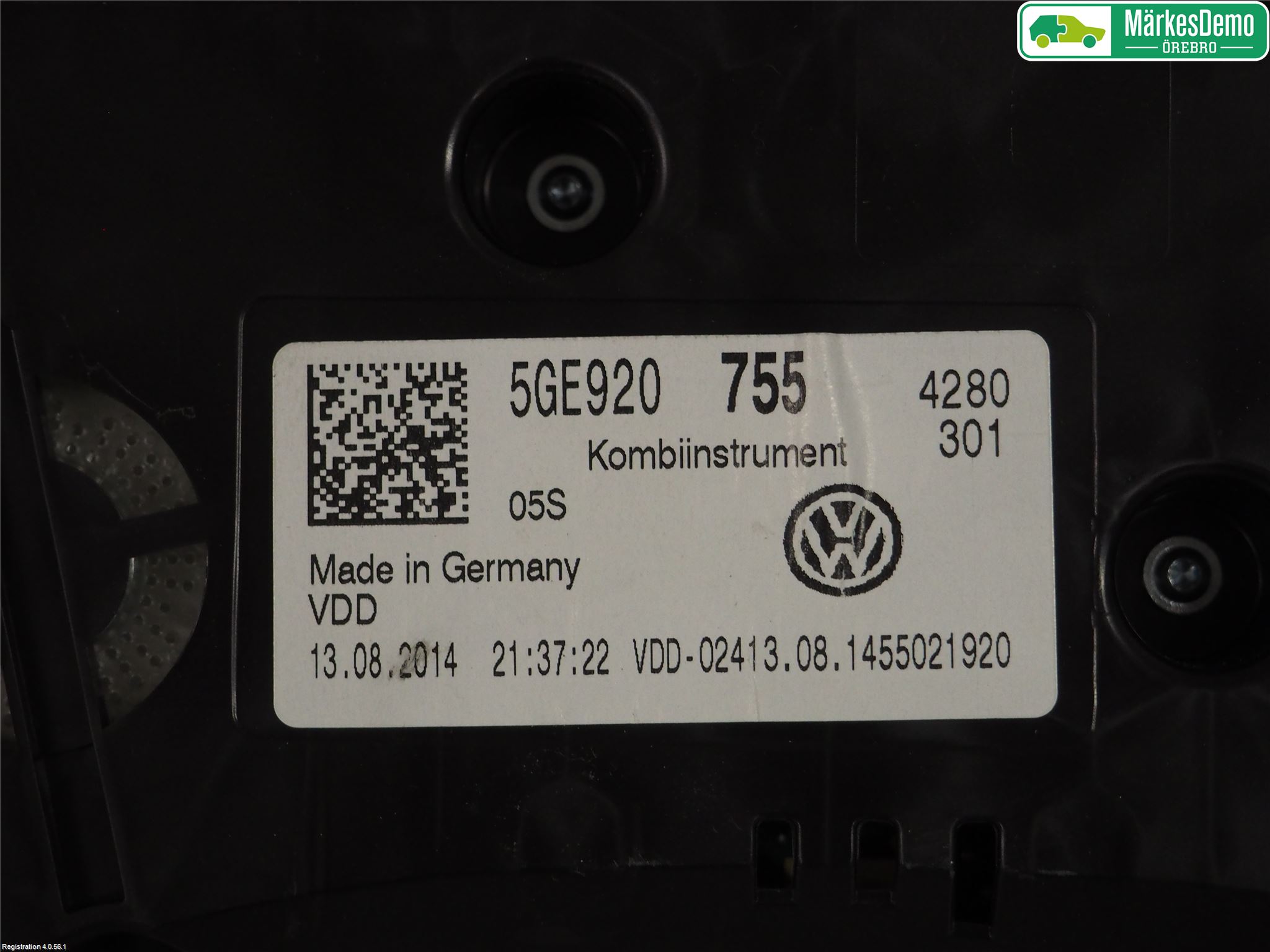 Volkswagen VW GOLF / E-GOLF VII 13-20 Instr Kombinert