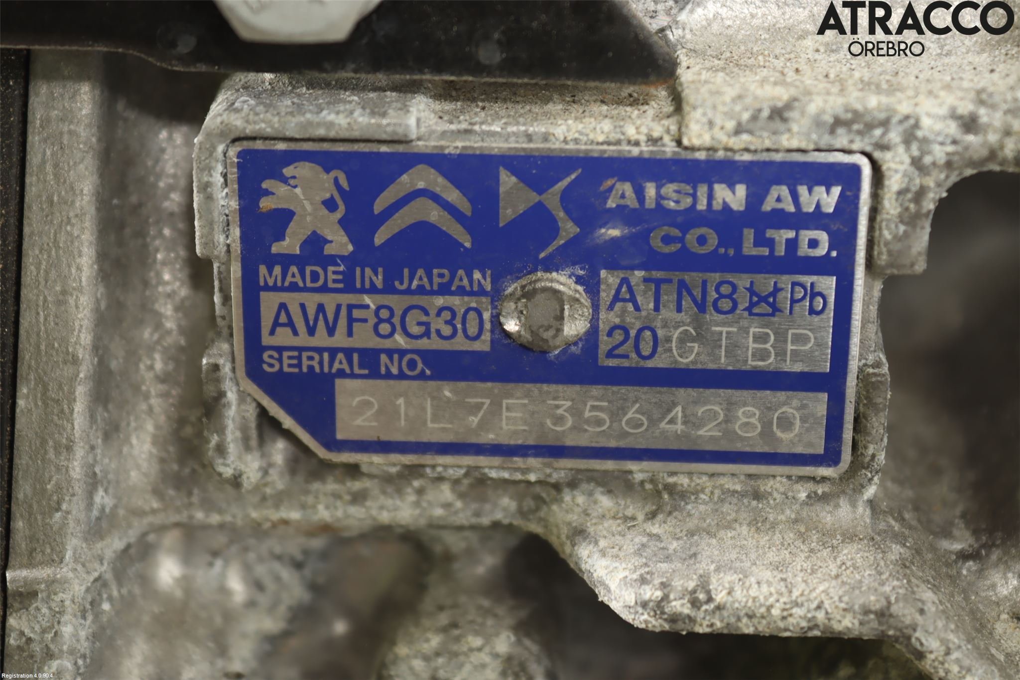 Peugeot 308/E-308 21- Gearkasse Automat