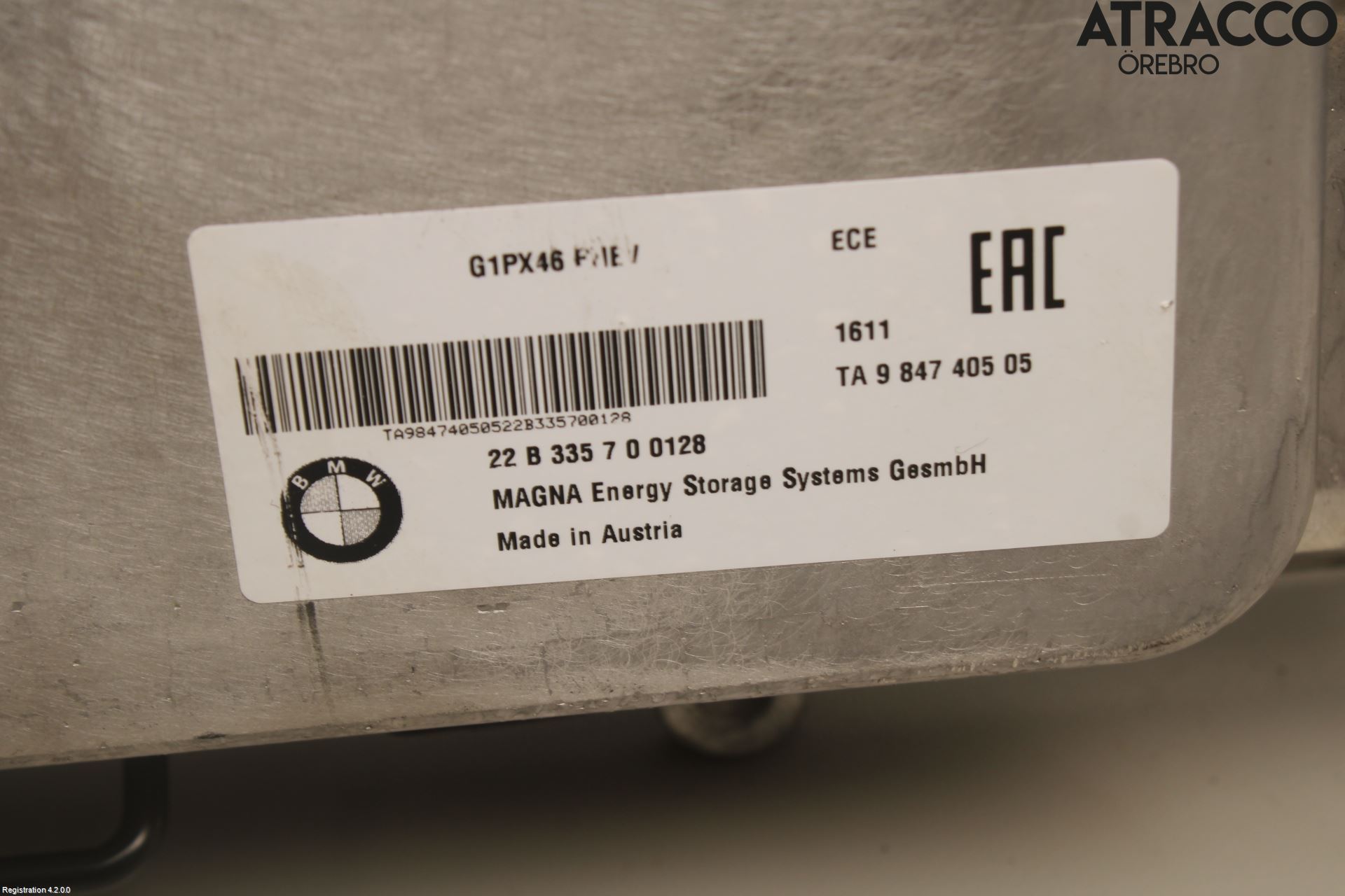 BMW 5 G30/G31/F90 17-23 Drivstoff Tank Beskytelsesplat