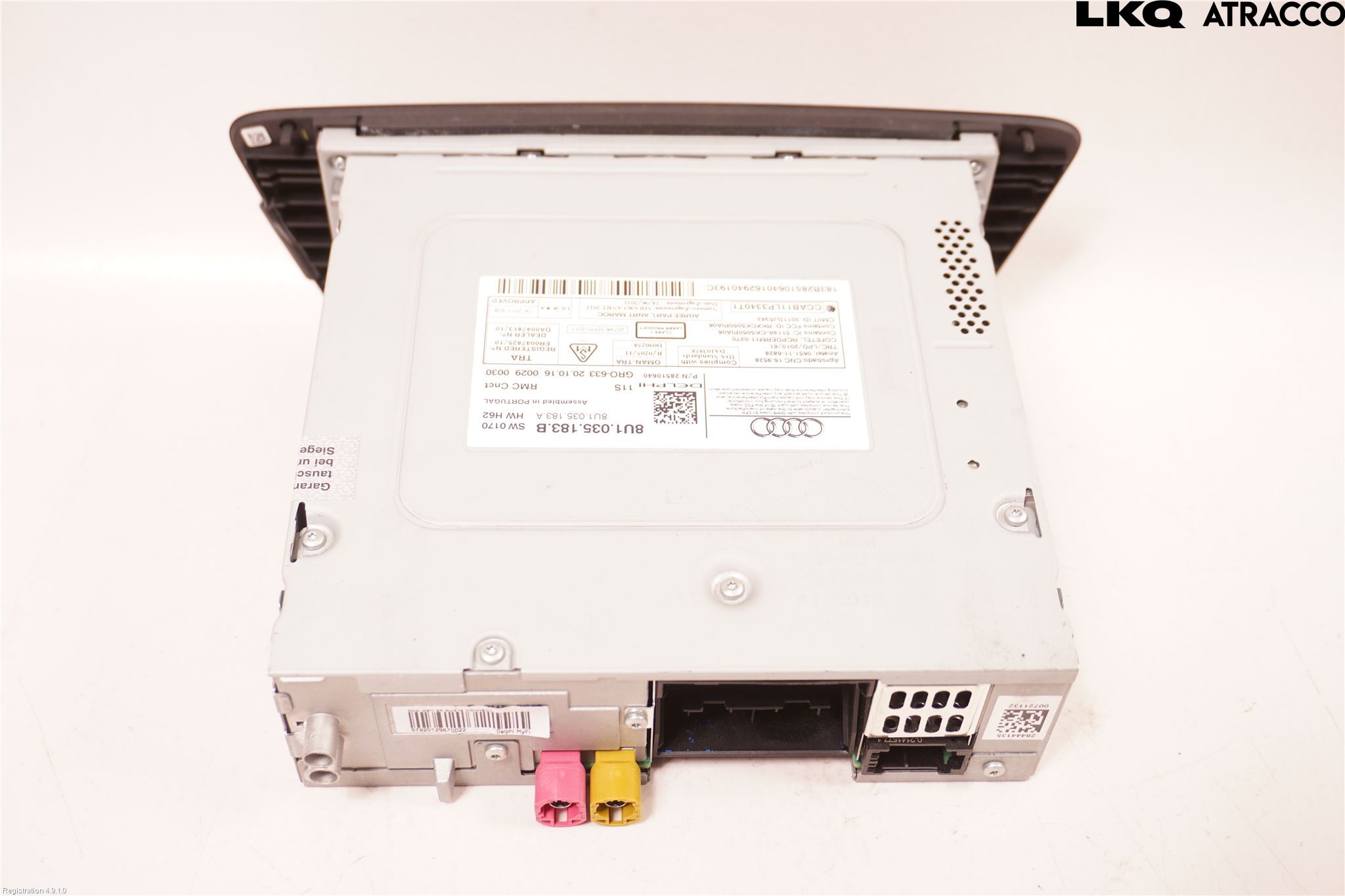 Audi Q3 8U 12-18 Stereo Radio Med Cd