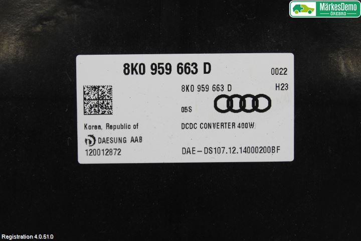 Audi A6/S6 4G 11-18 Styreenhet Øvrig