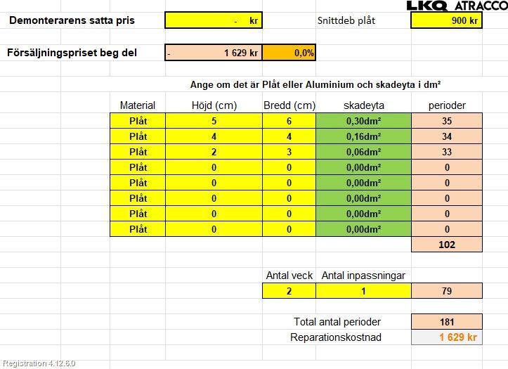 Ford FOCUS 11-14 Skjerm Foran Venstre
