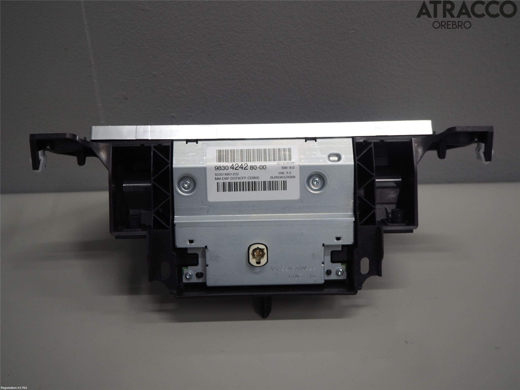 Peugeot 3008 17-24 Instr Skjerm Dvd-Gps-Ac-Tlf