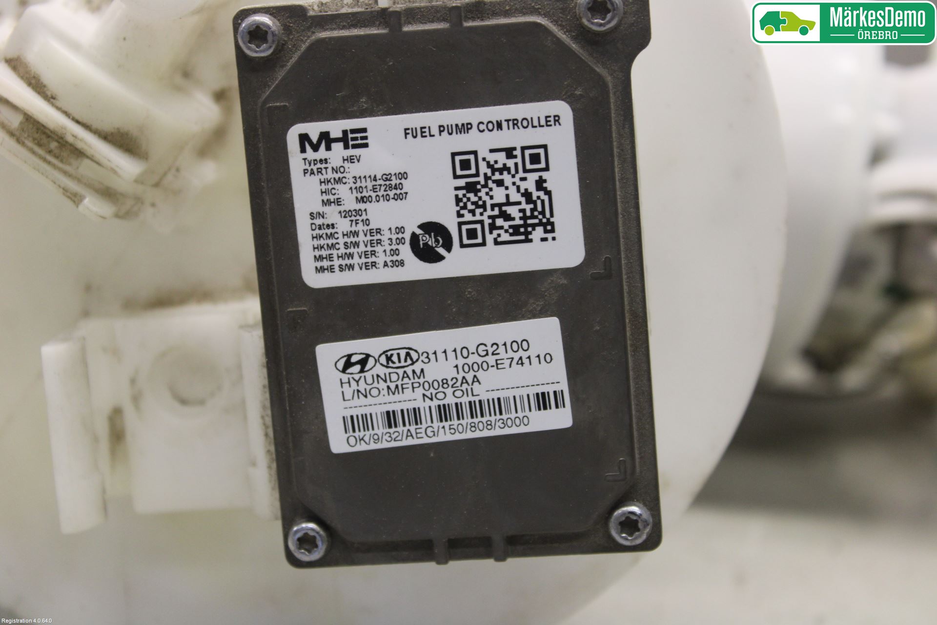 Kia NIRO (DE) 17-22 Drivstoffpumpe Fødepumpe El