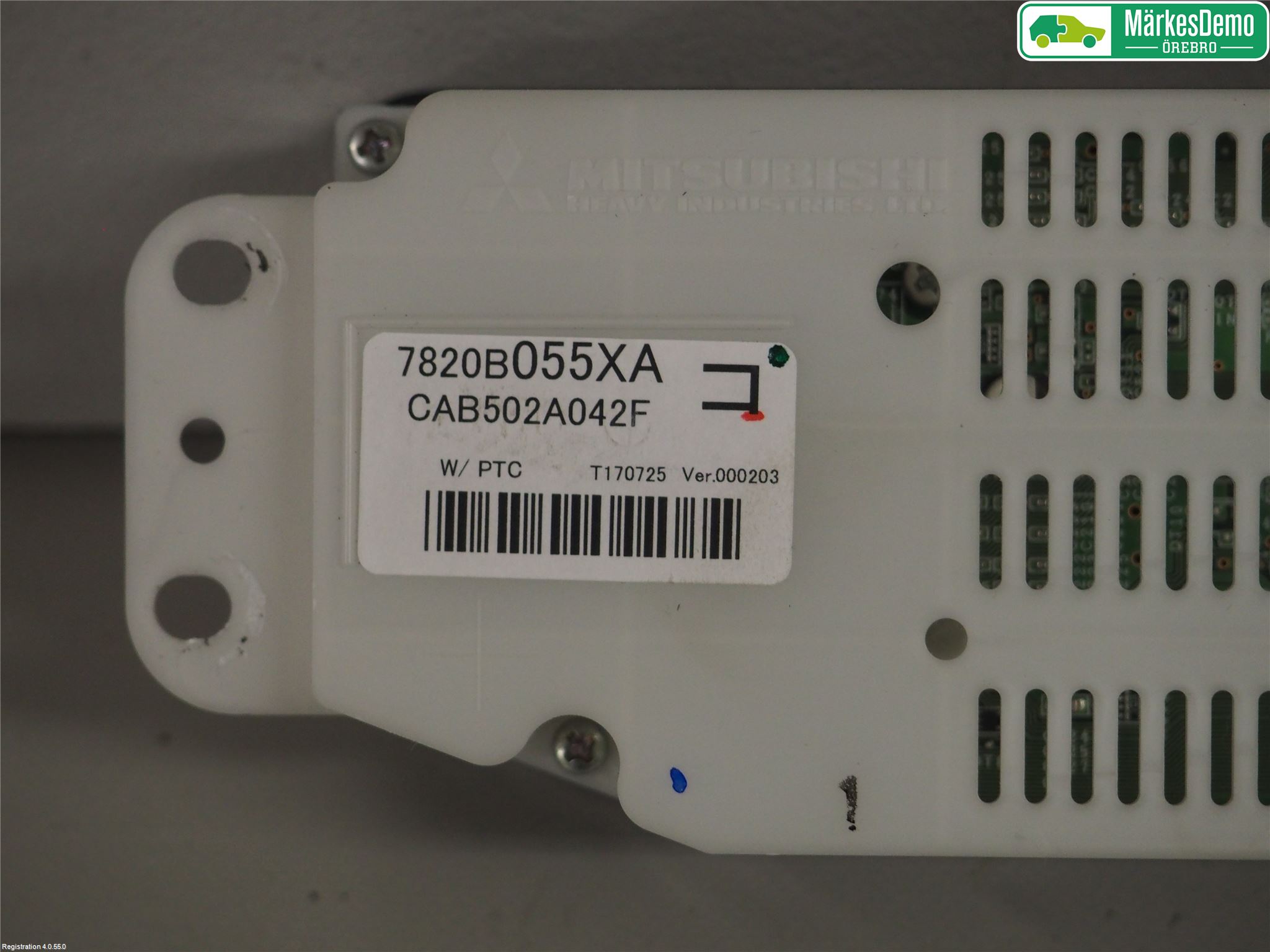 Mitsubishi OUTLANDER 13-21 Varme Ac Betjening-Display