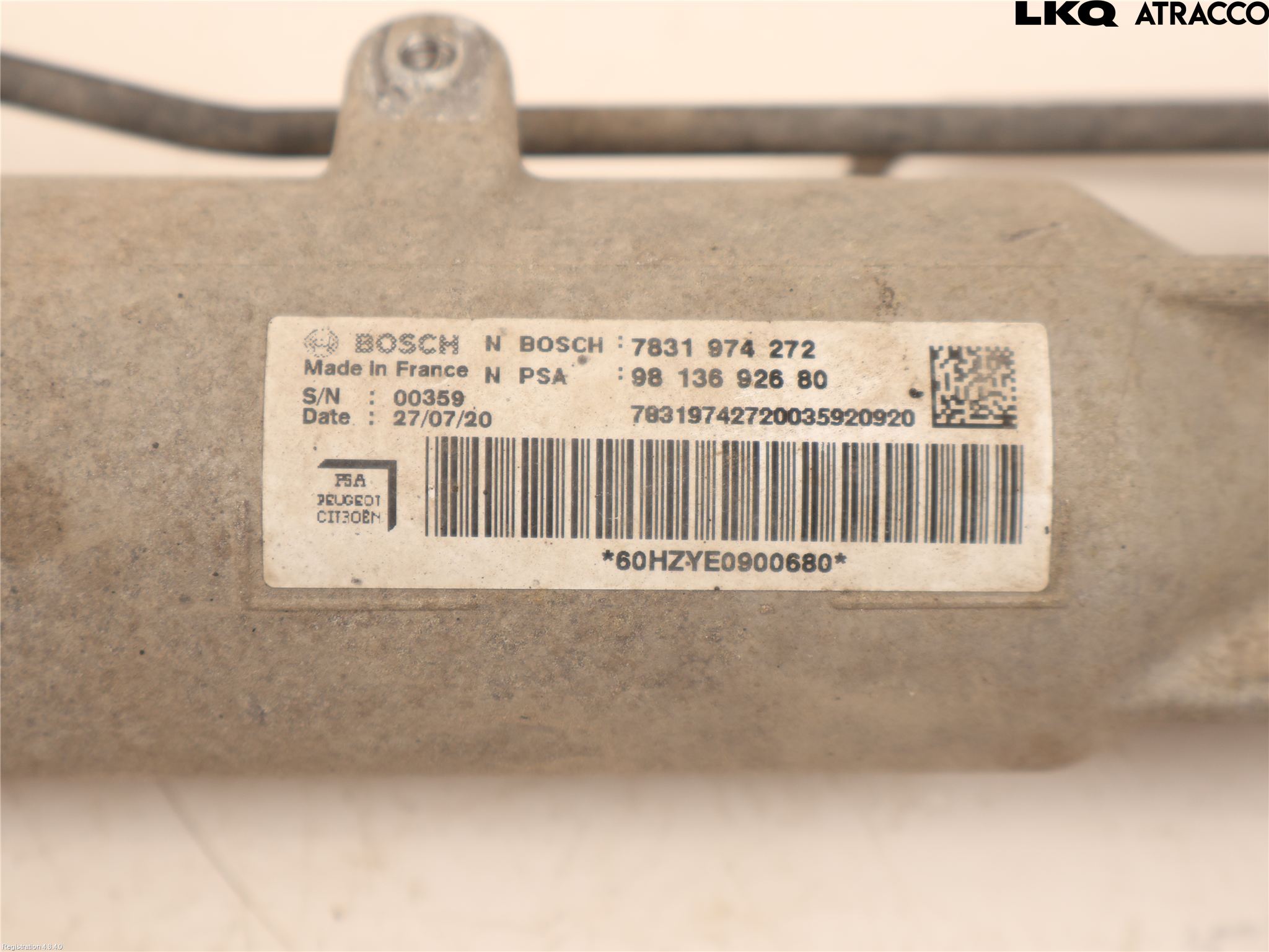 Toyota PROACE II 16- Servo Snekke - Tannstang