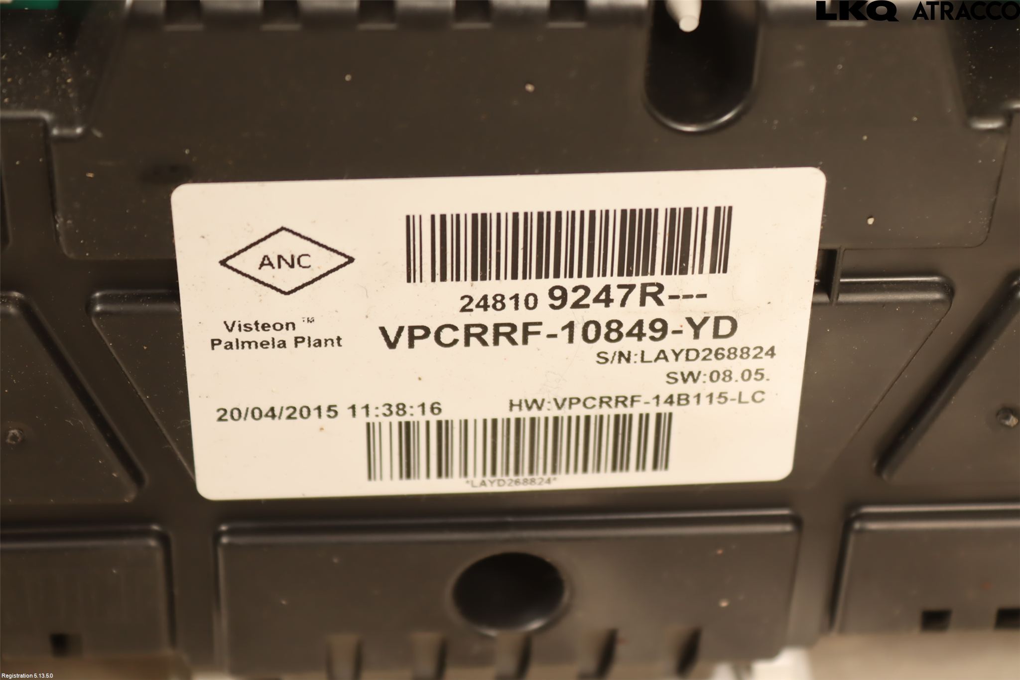 Renault CLIO IV 12-16 Instr Kombinert