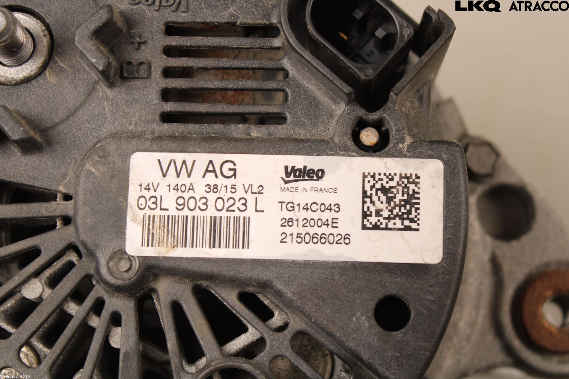 Volkswagen VW TIGUAN 07-16 Dynamo