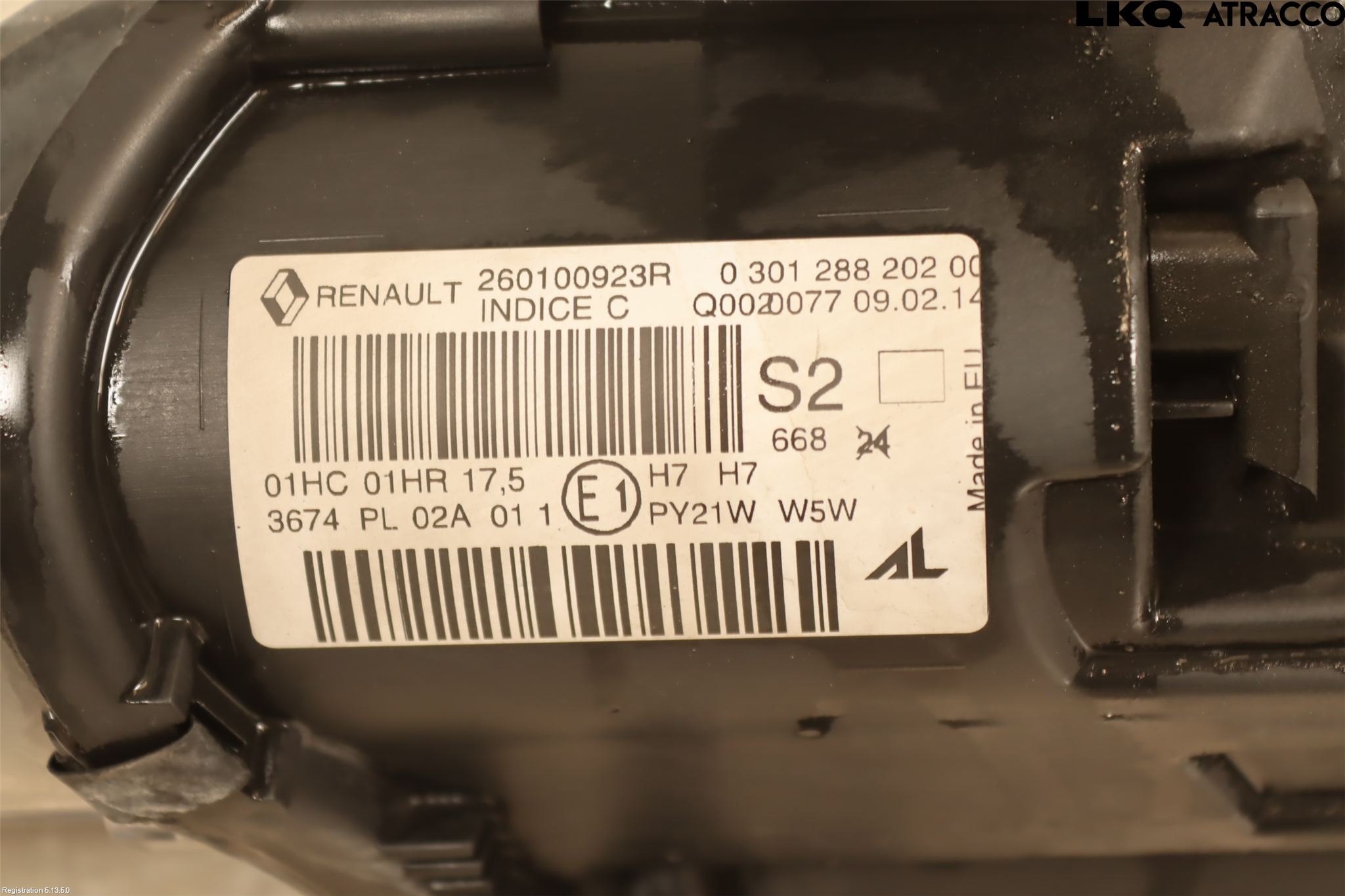 Renault MEGANE III 09-15 Frontlykt Høyre