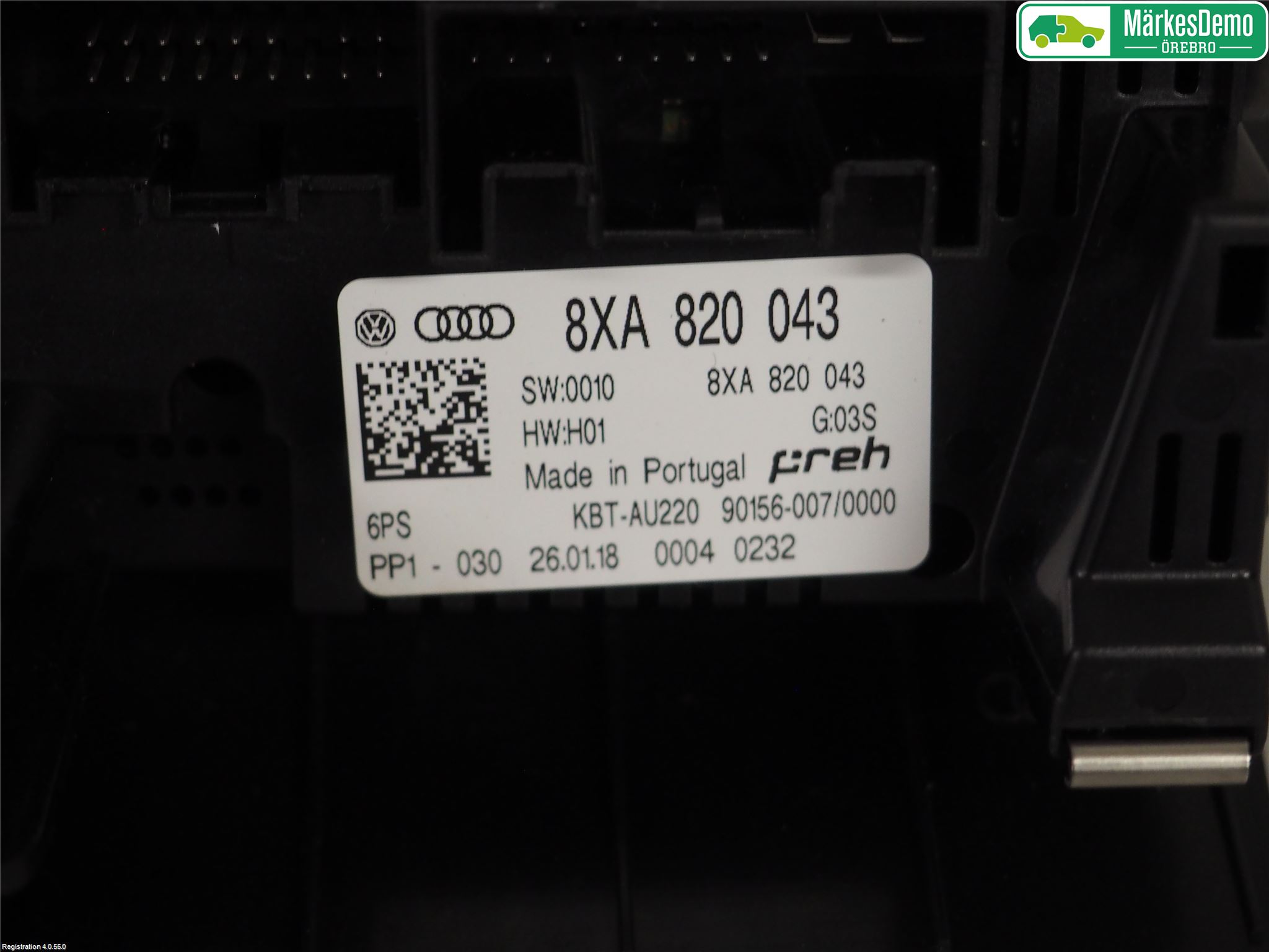 Audi A1/S1 11-18 Varme Ac Betjening-Display