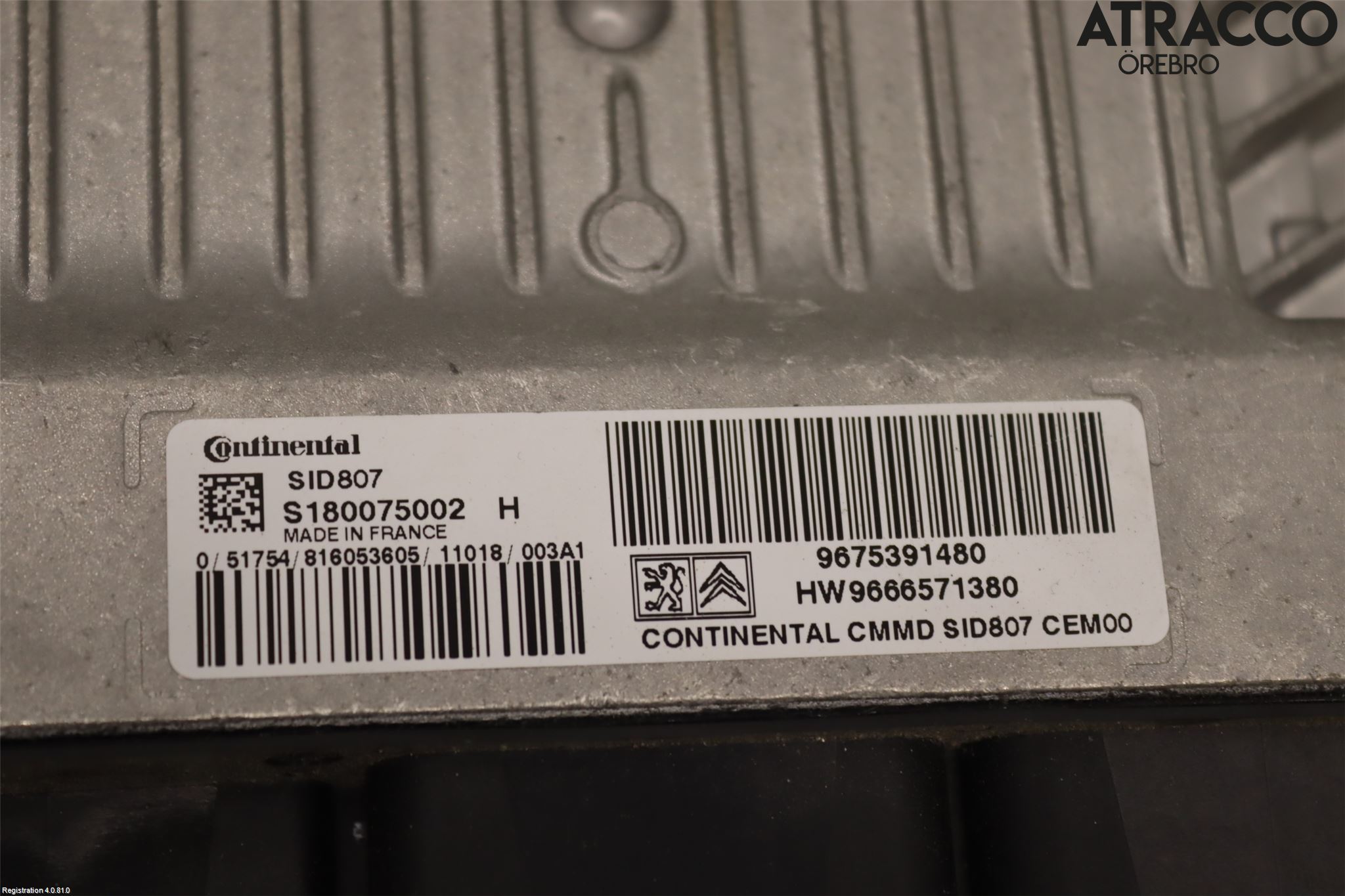 Peugeot 308 08-13 Styreenhet Innsprøytning