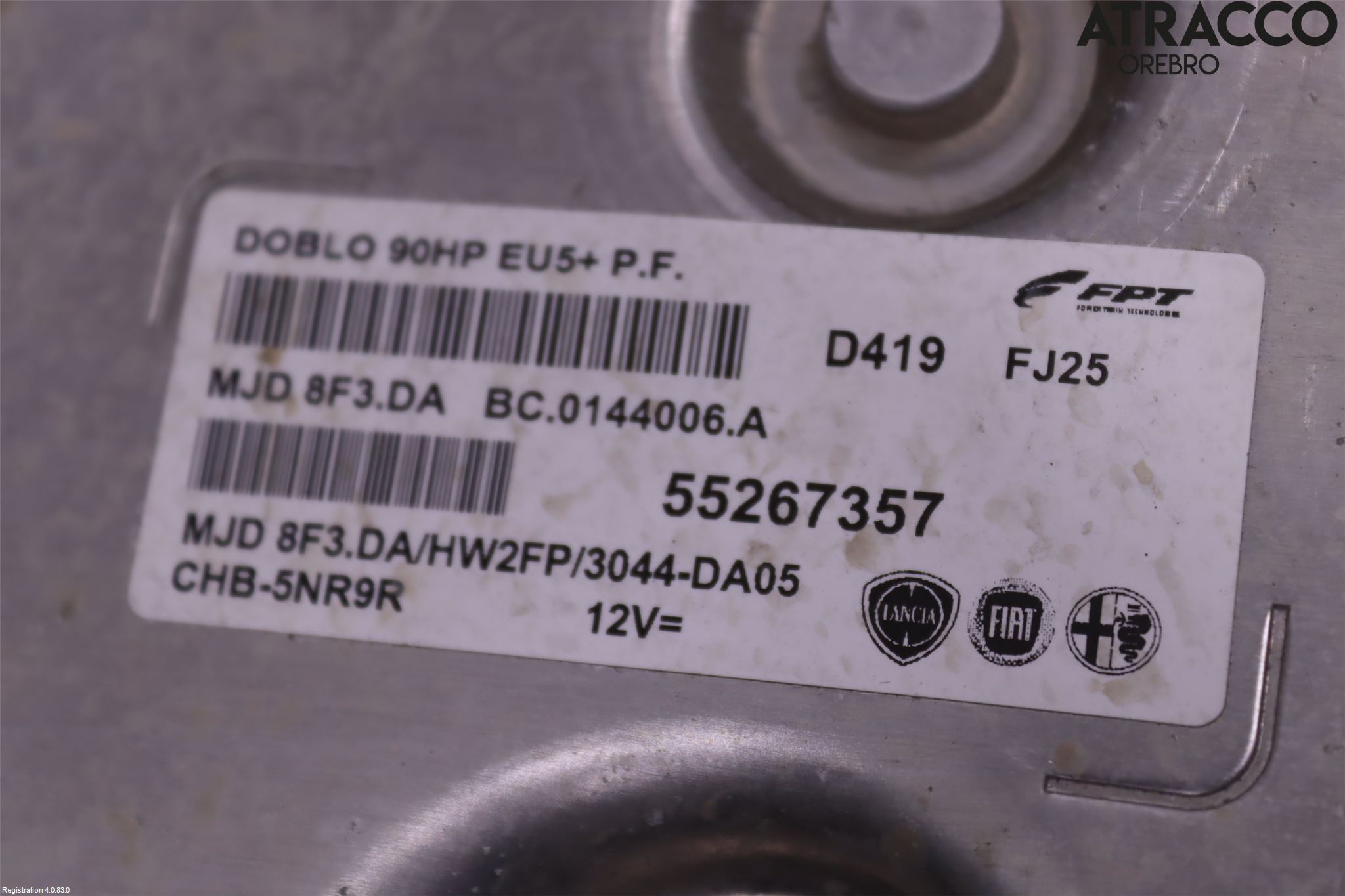 Fiat DOBLO CARGO Styreenhet Dieselpumpe