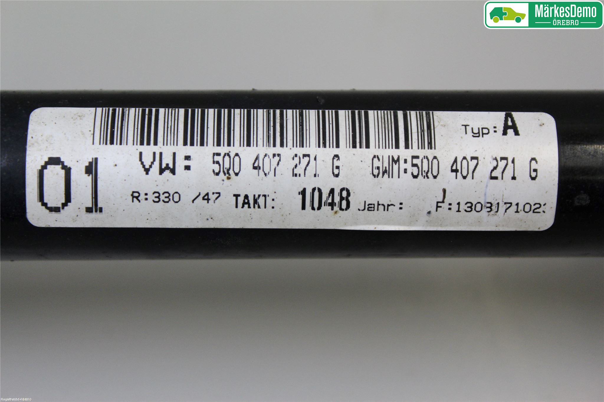 Volkswagen VW GOLF / E-GOLF VII 13-20 Drivaksel Foran Kompl Venstre
