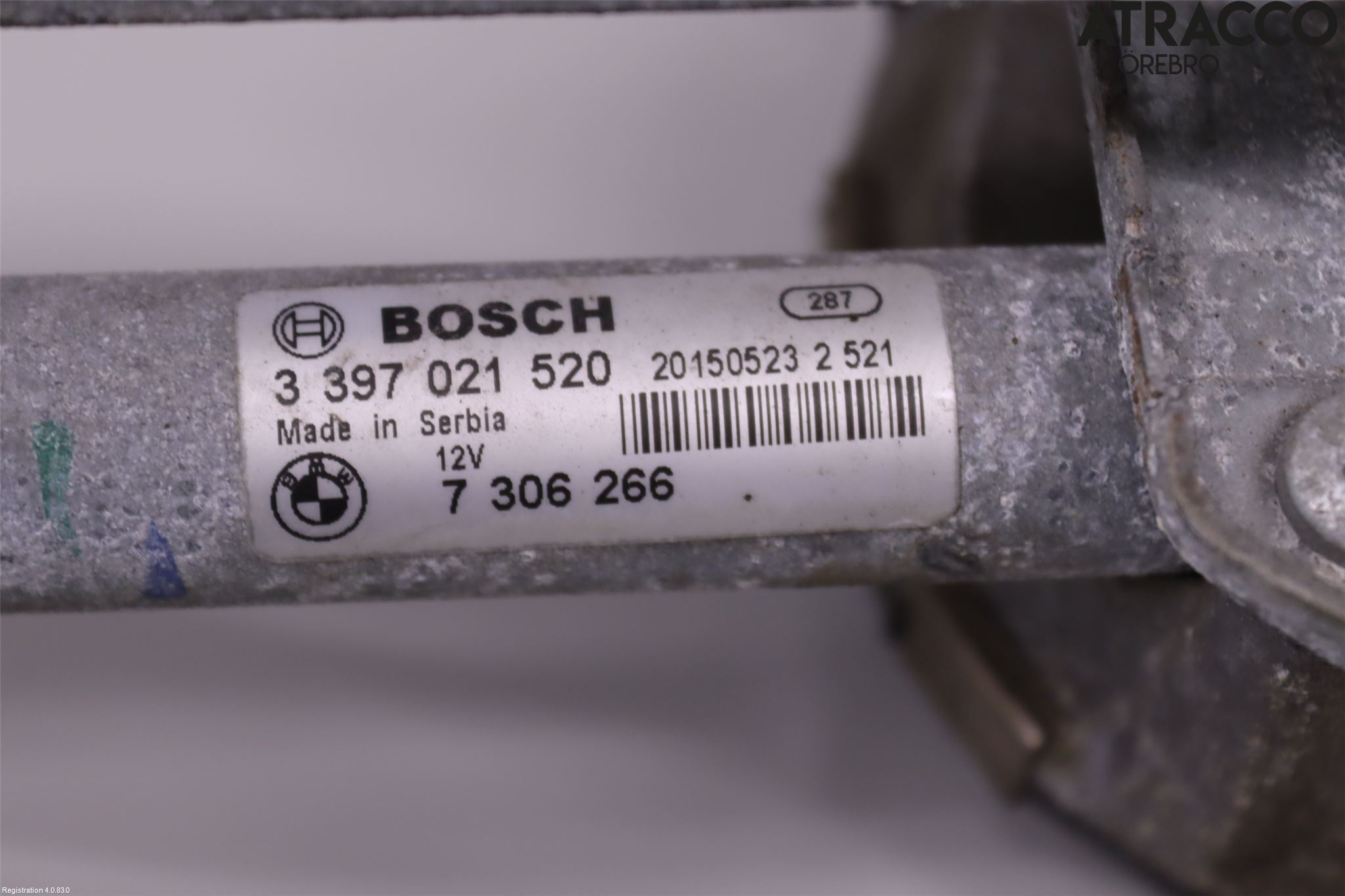 BMW 5 F10/F11/F18 09-17 Viskeroverføring Frontrute