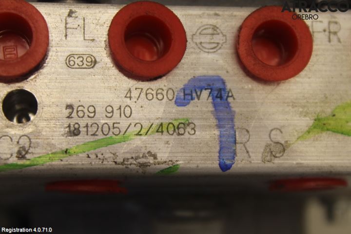 Nissan QASHQAI 17-21 Abs Hydraulikkaggregat