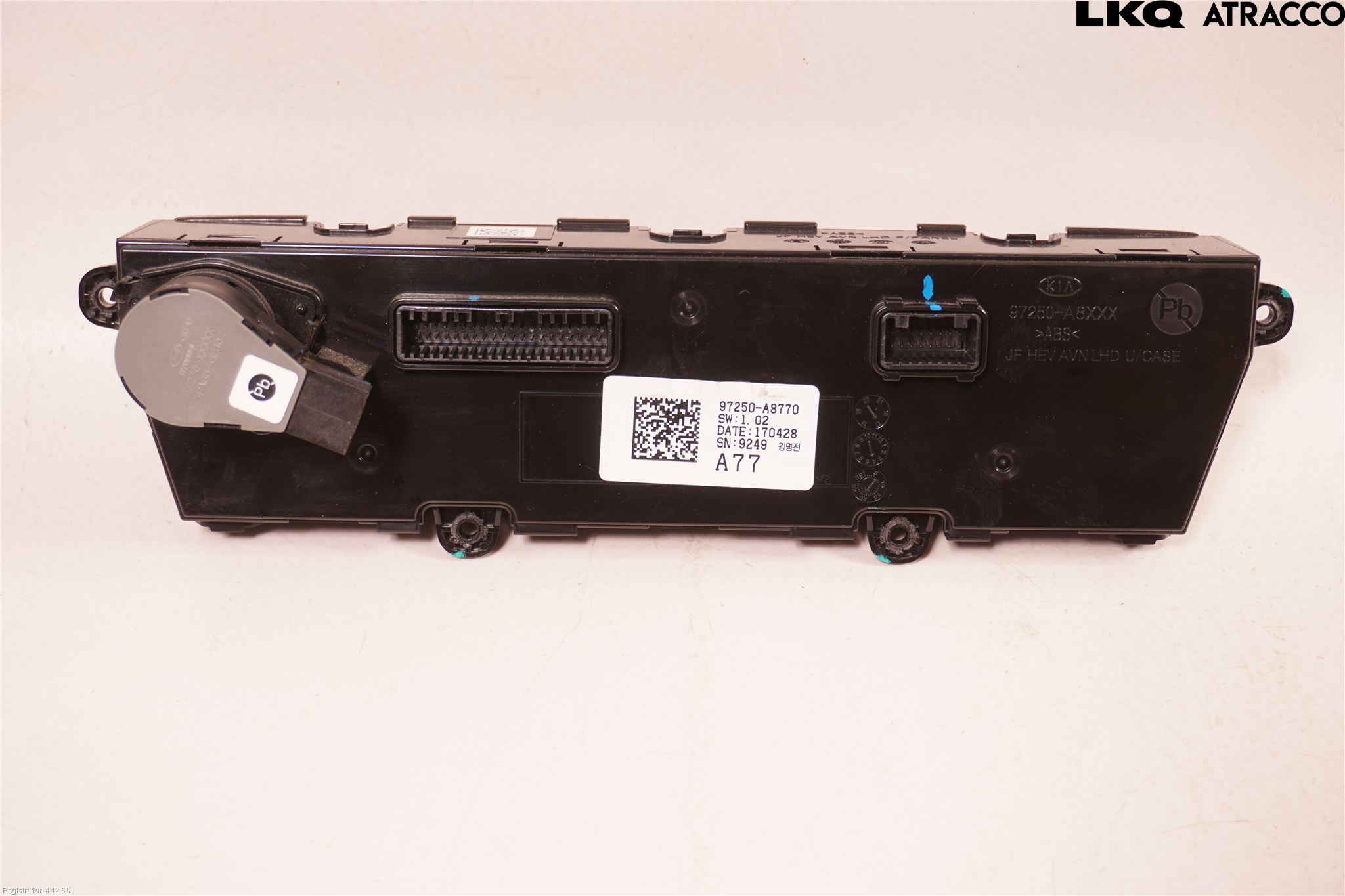 Kia OPTIMA 16-20 Varme Ac Betjening-Display