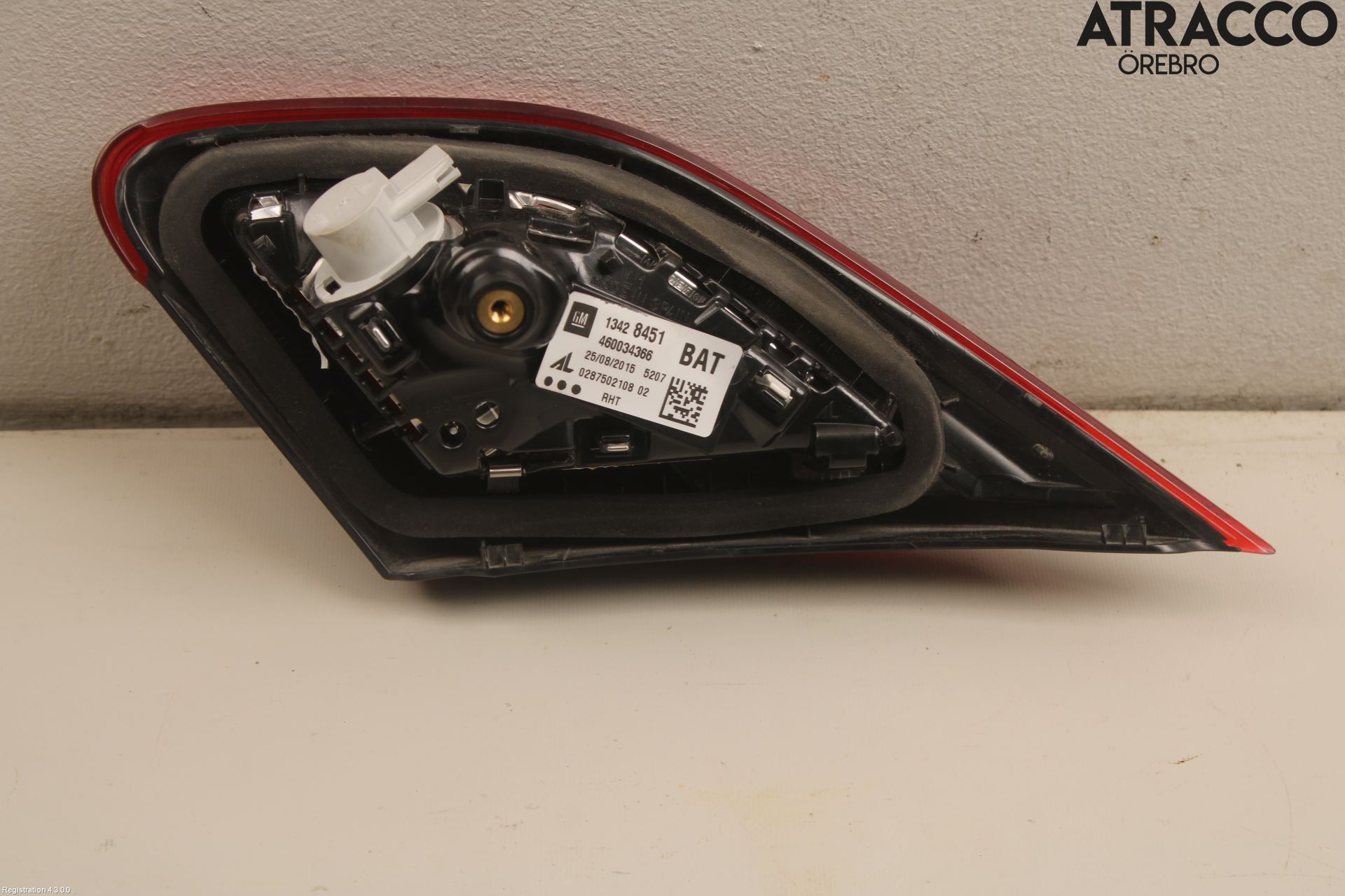 Opel CORSA E 15-19 Baklykt Venstre  På Luke(Indre