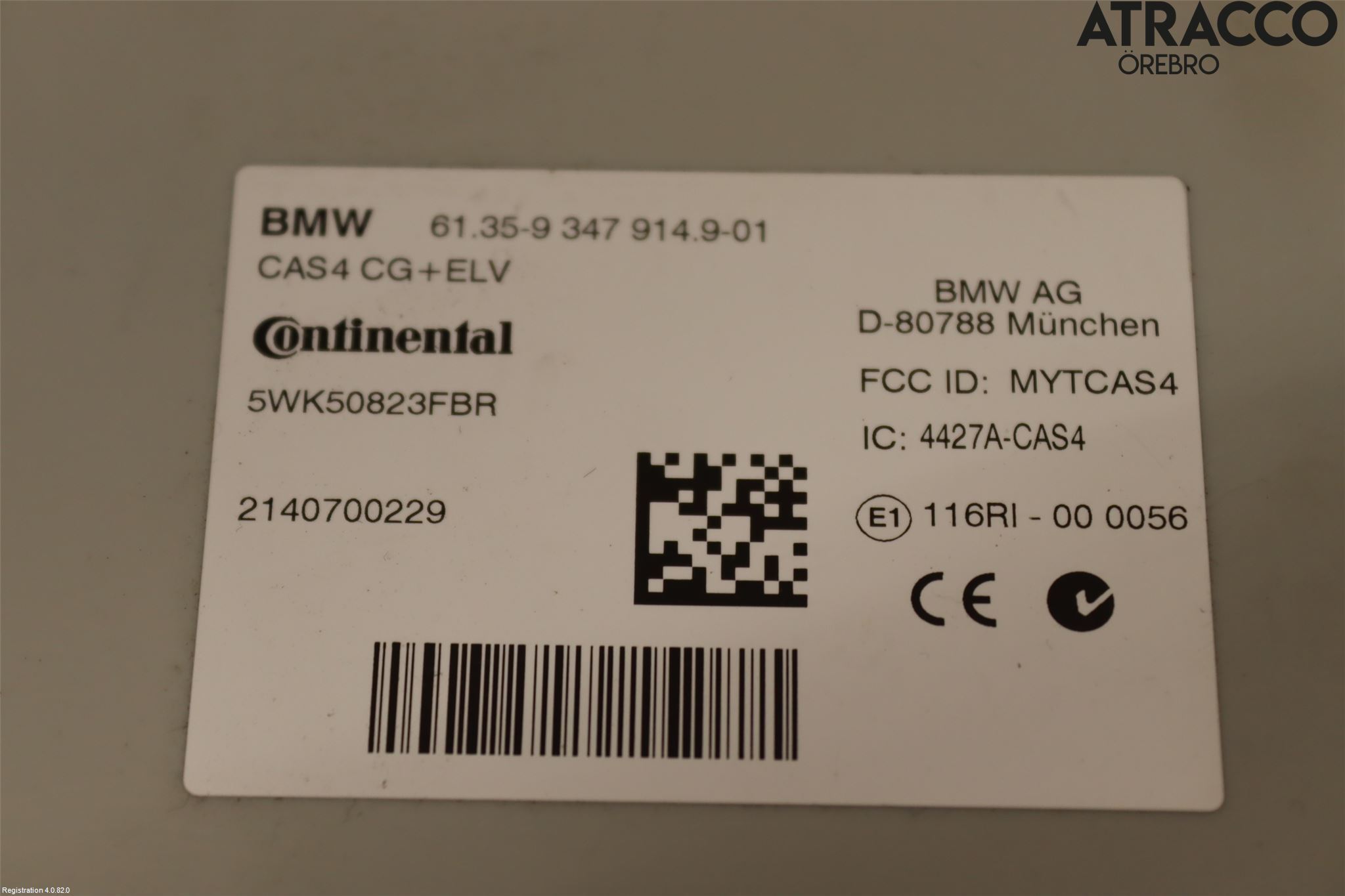 BMW 5 F10/F11/F18 09-17 Styreenhet Øvrig