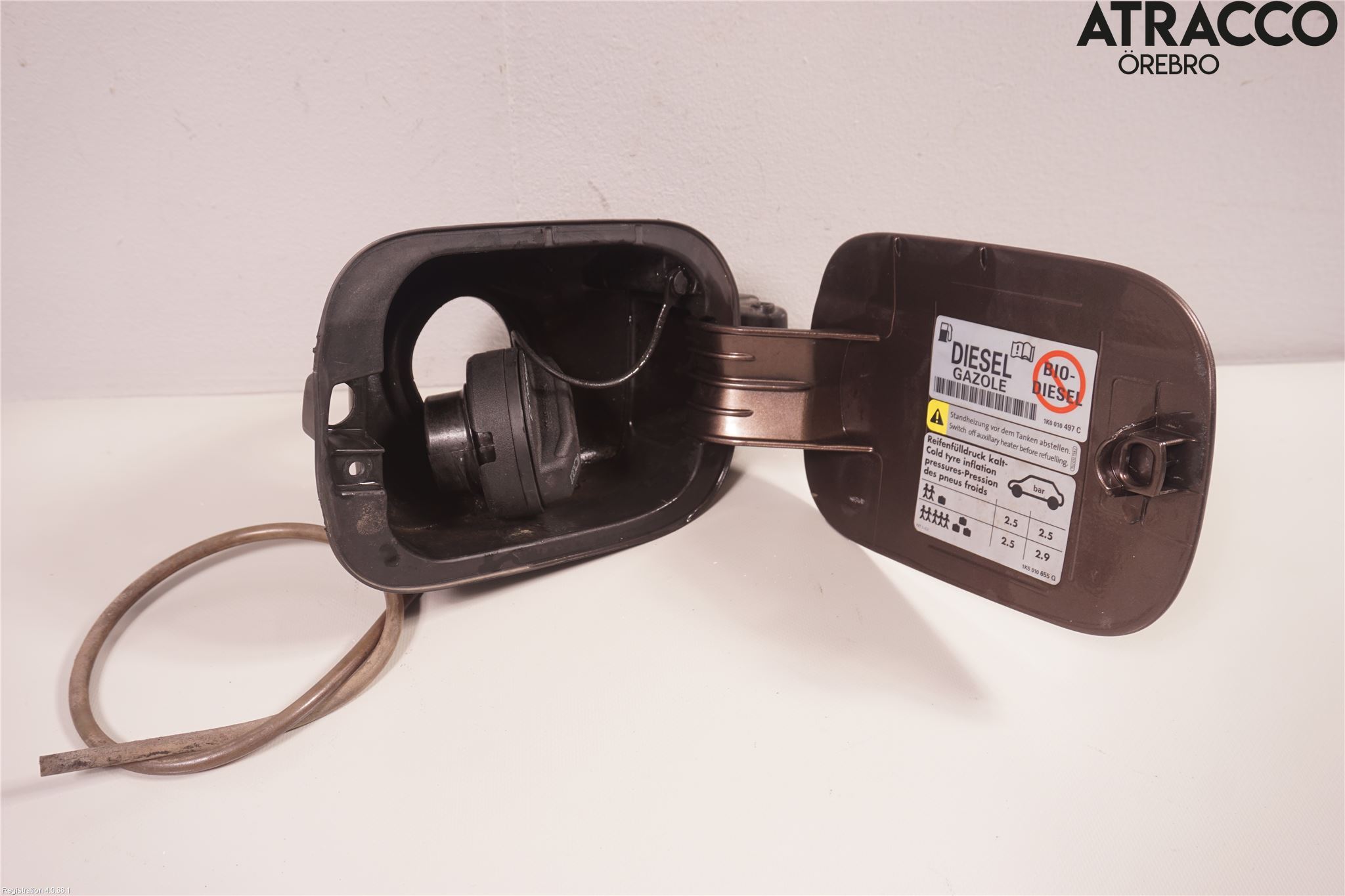 Volkswagen VW GOLF VI 09-13 Drivstoff Tankluke