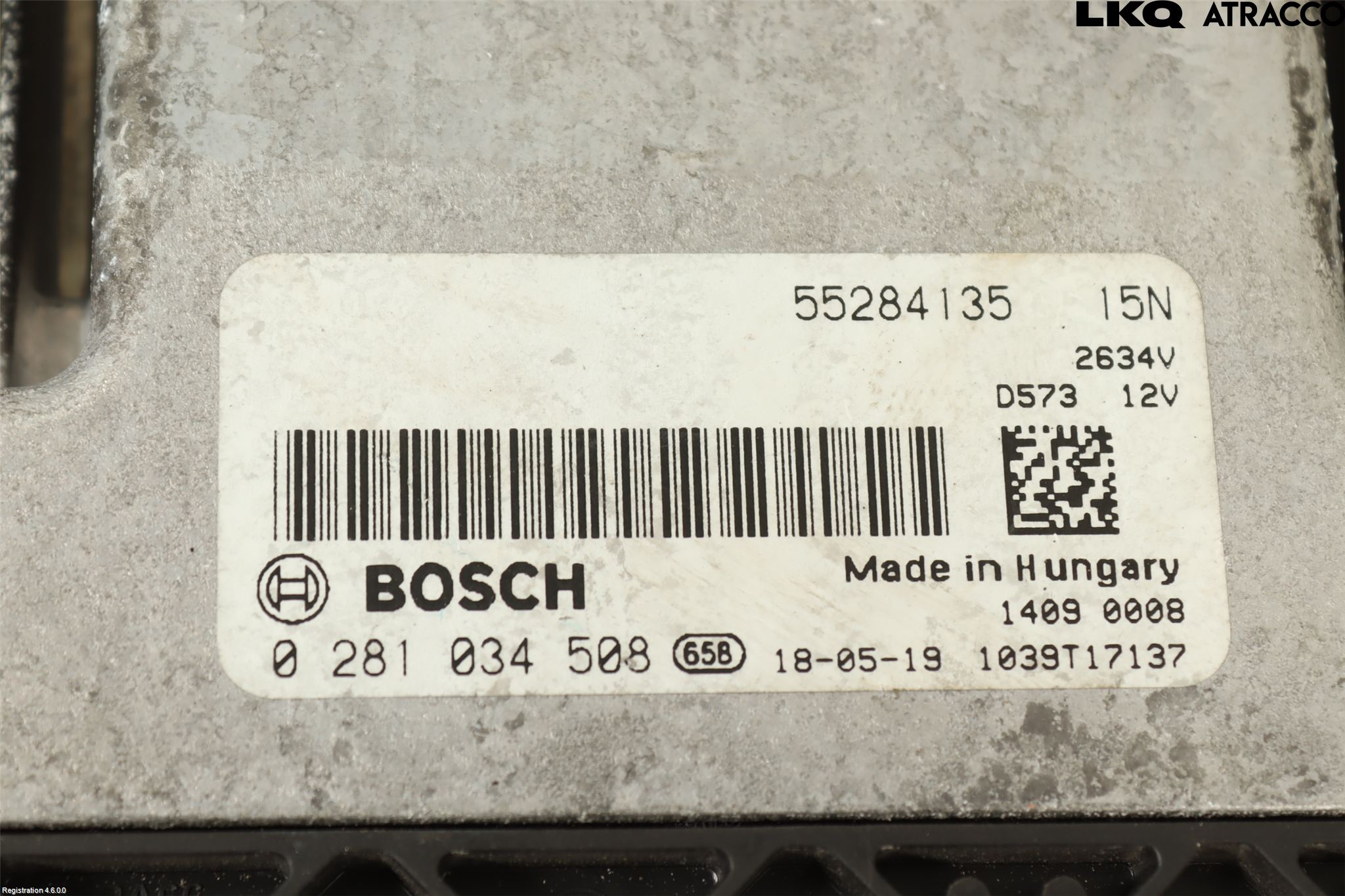 Fiat DOBLO CARGO Styreenhet Dieselpumpe