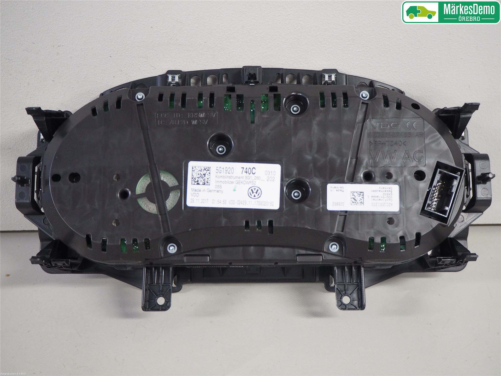 Volkswagen VW GOLF / E-GOLF VII 13-20 Instr Kombinert