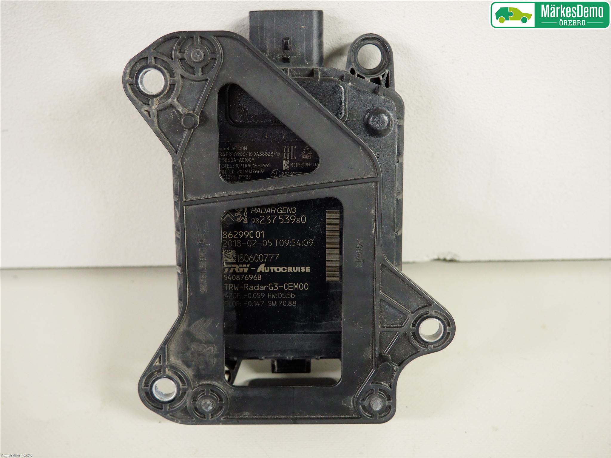 Peugeot 308 14-21 Sensor Kollisjonsbeskyttelse