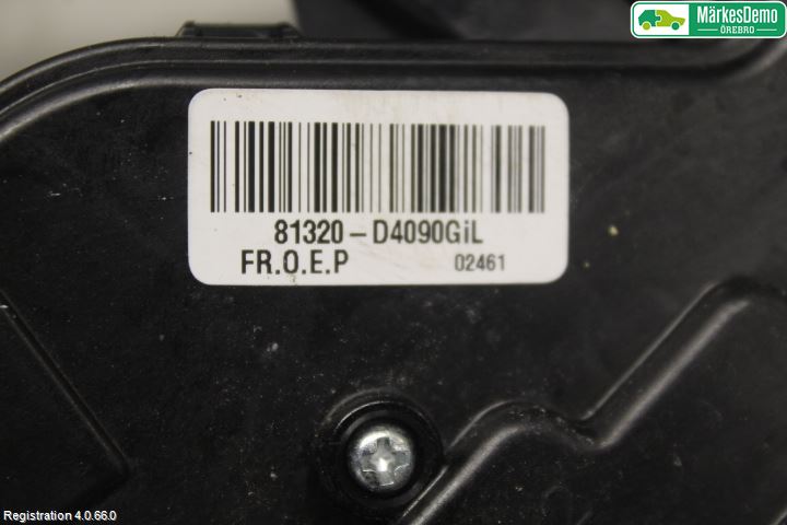 Kia OPTIMA 16-20 Dørlås - Låsekasse